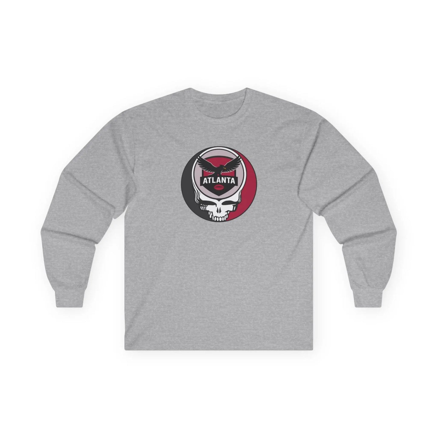 Grateful Dead Long Sleeve Tee Atlanta Falcons Stealie NFL The Gridiron Collection