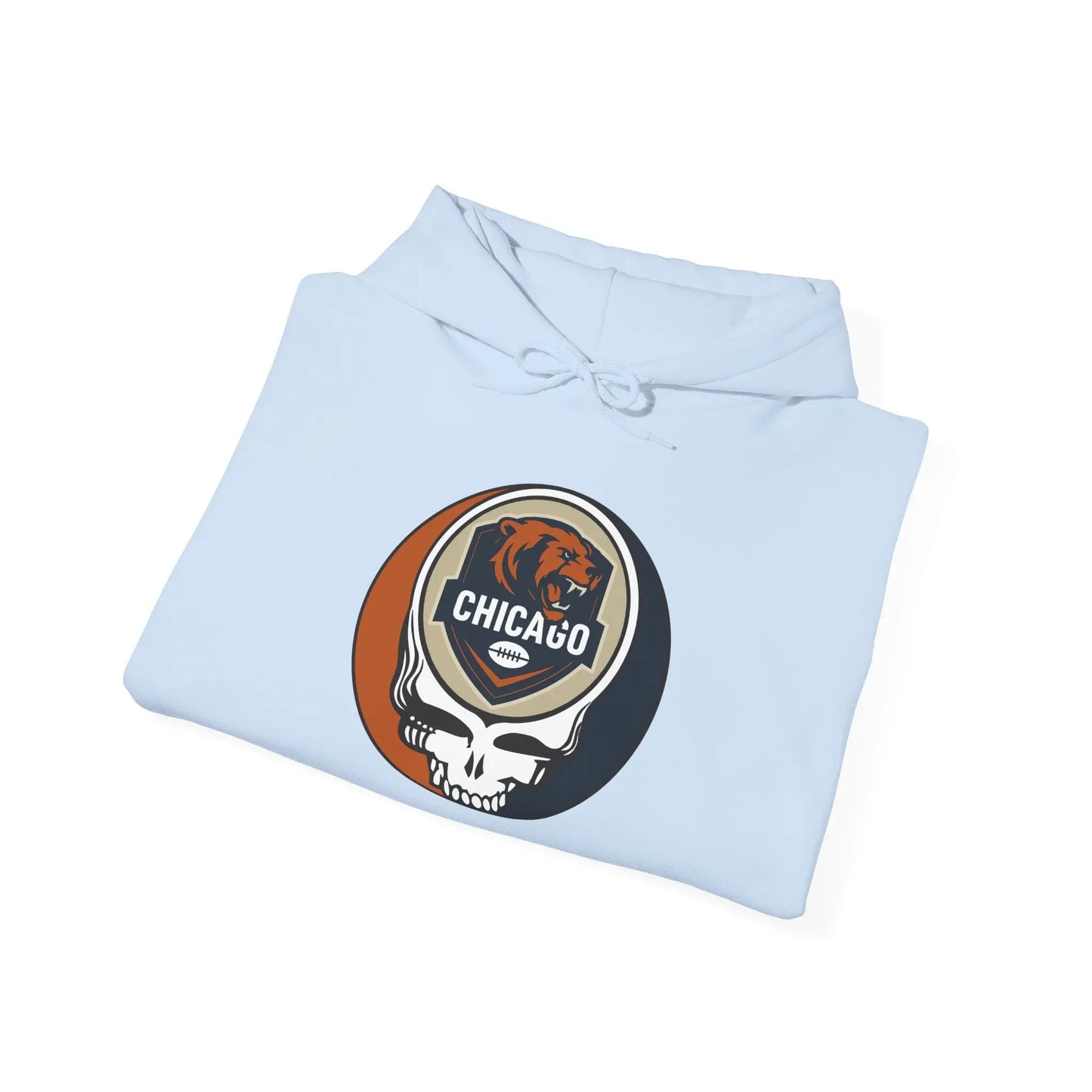 Chicago Bears Stealie Grateful Dead Hooded Sweatshirt NFL The Gridiron Collection