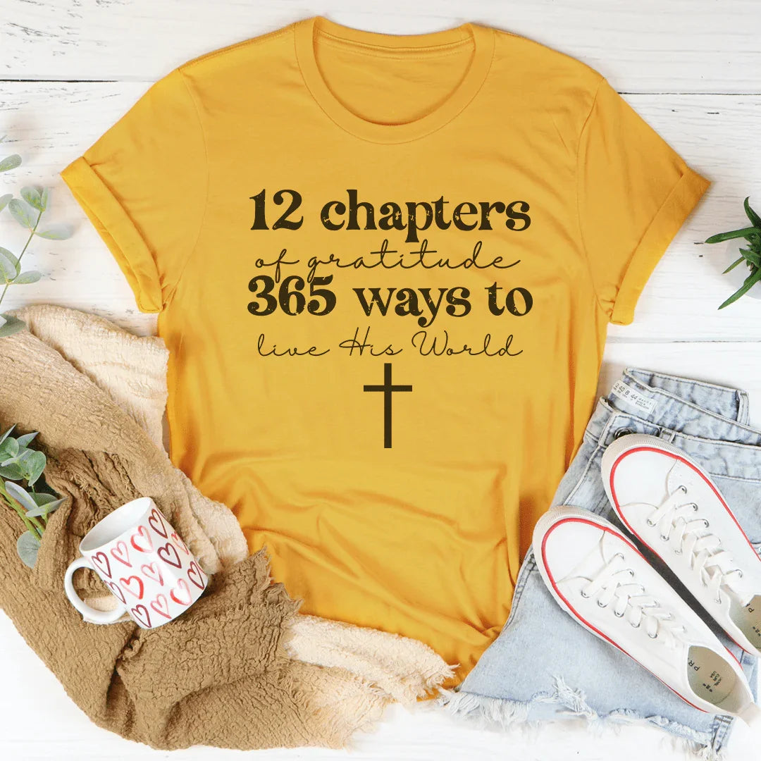 12 Chapters Of Gratitude Tee