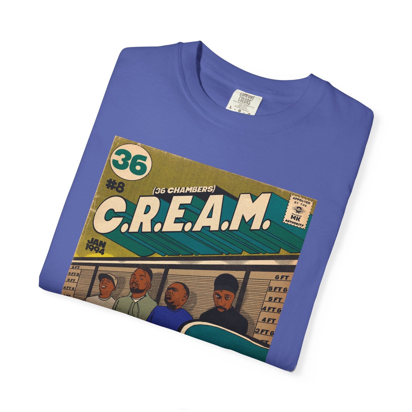 C.R.E.A.M Unisex Comfort Colors T-shirt Ring-Spun Cotton