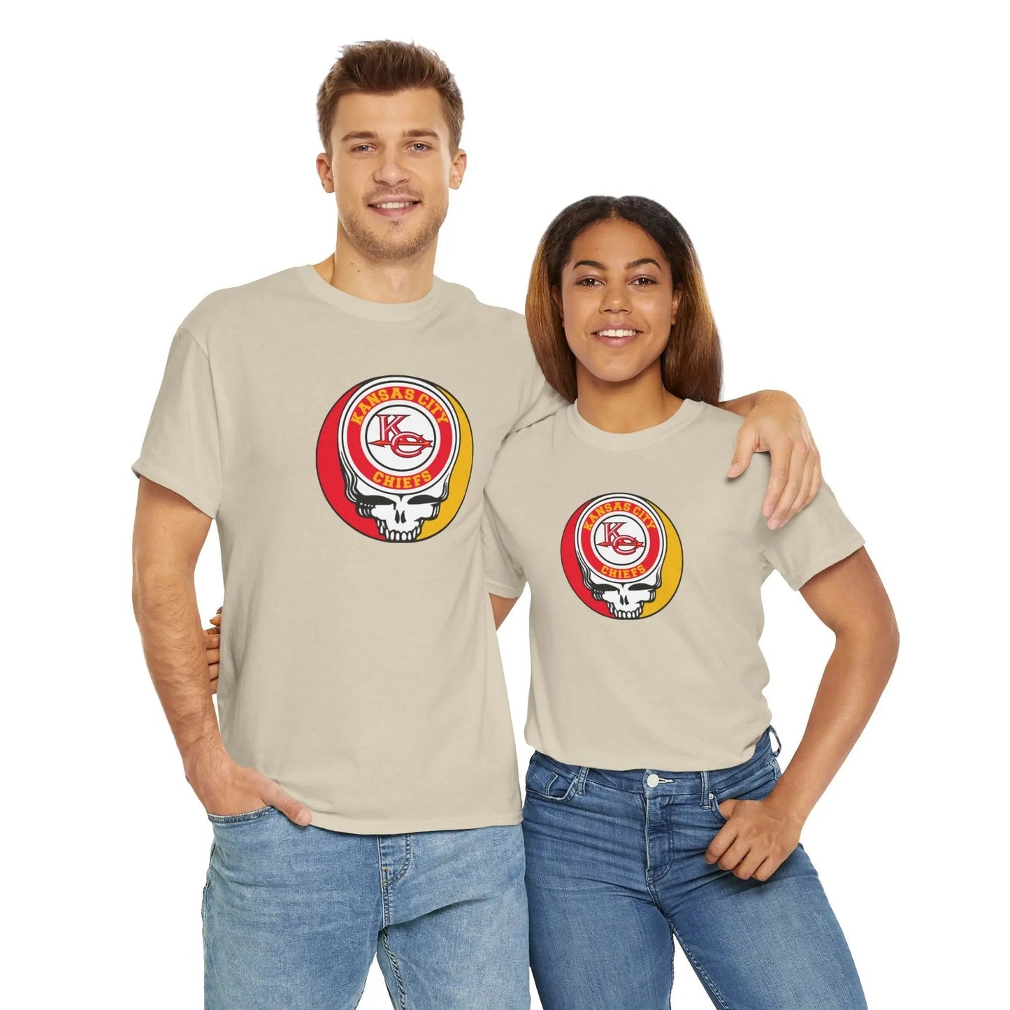 Kansas City Chiefs Steal Your Face T-Shirt Grateful Dead NFL