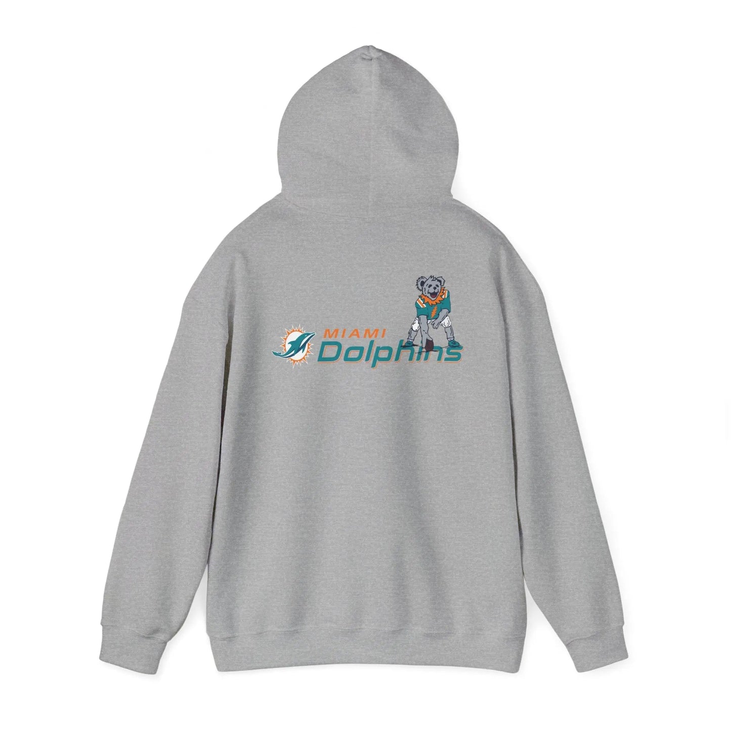 Miami Dolphins Dancing Bear Unisex Hoodie Two-Sided The Gridiron Collection