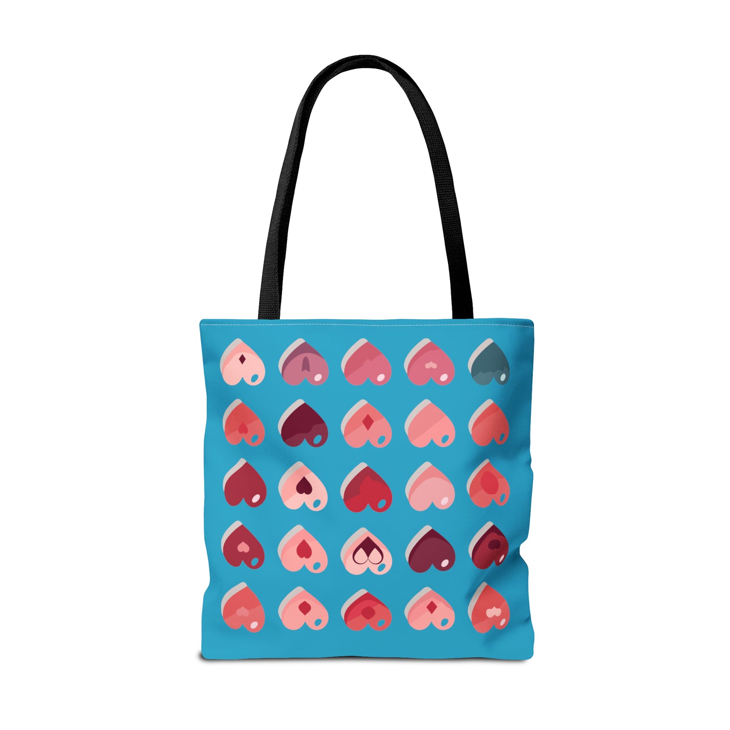 Valentine's Turquoise Tote Bag (AOP)