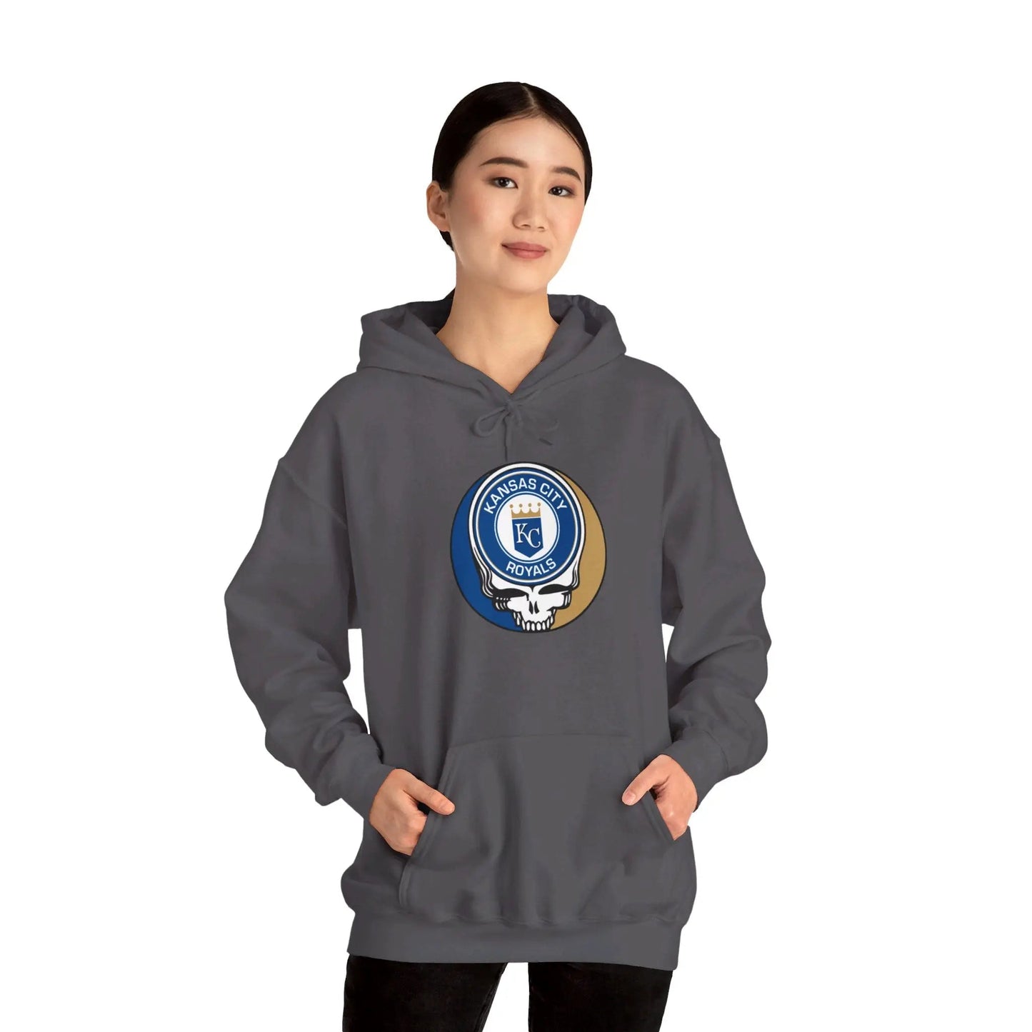 Kansas City Baseball Edition Heavy Blend Hoodie Unisex The Ballpark Collection Grateful Dead