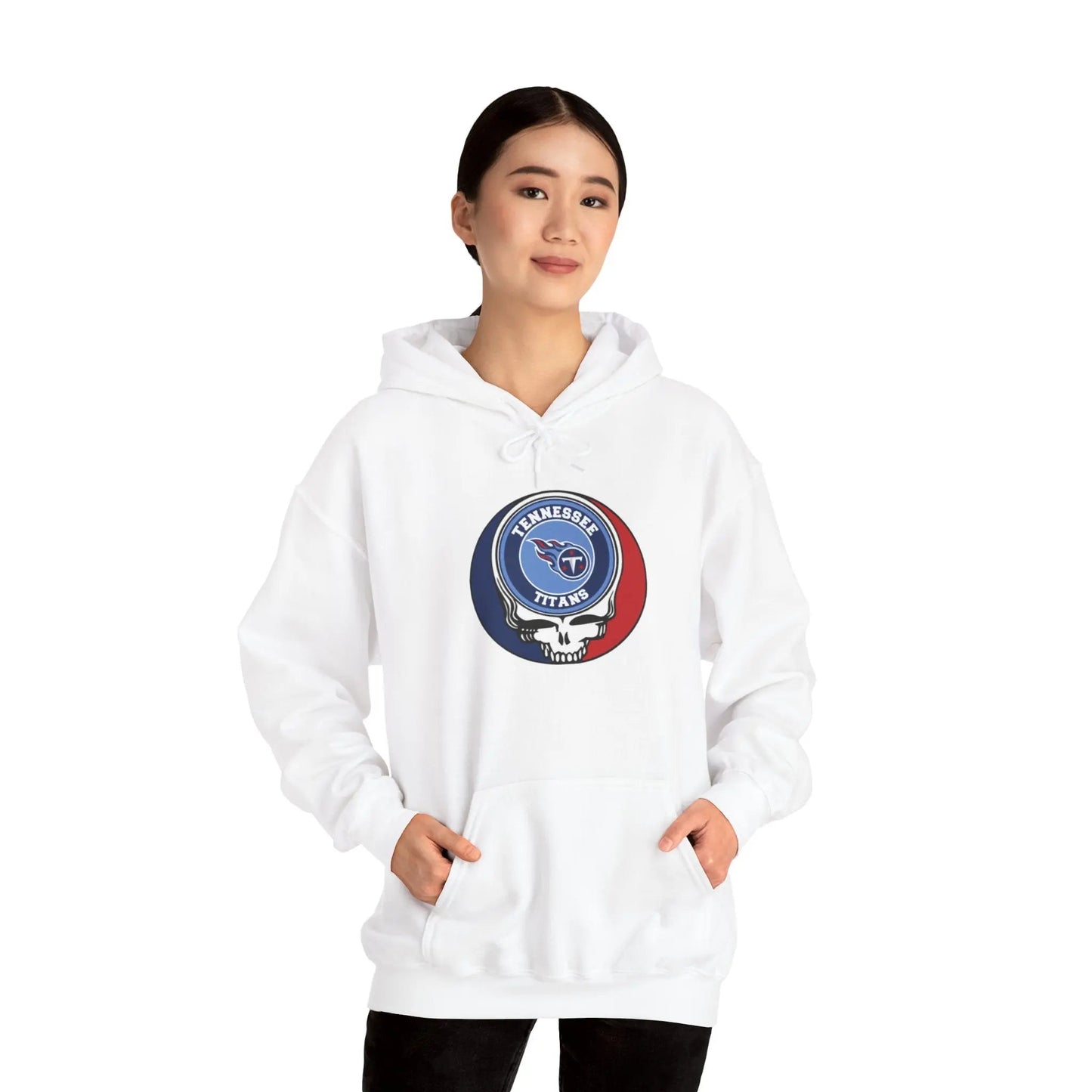 Tennessee Titans Grateful Dead Hooded Sweatshirt The Gridiron Collection