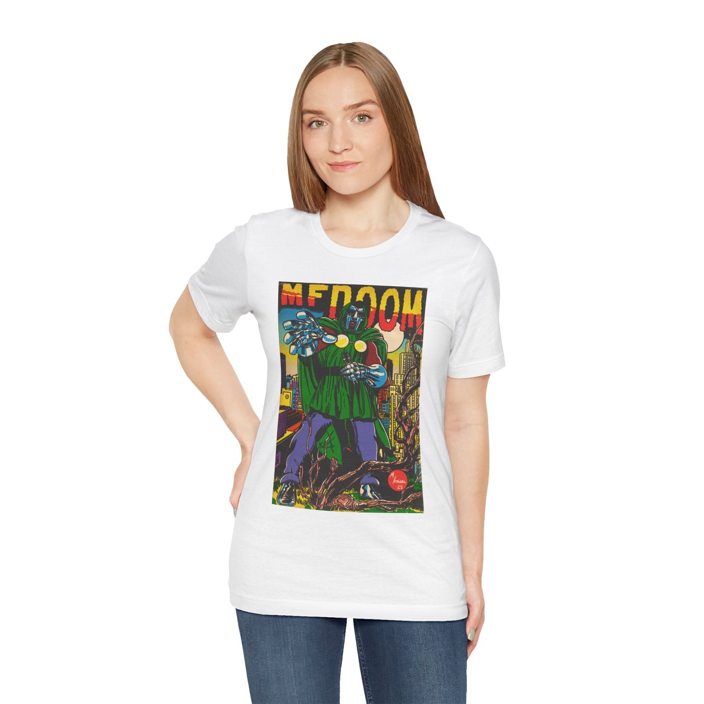 DOOM Comic Book Art Unisex Jersey T-Shirt