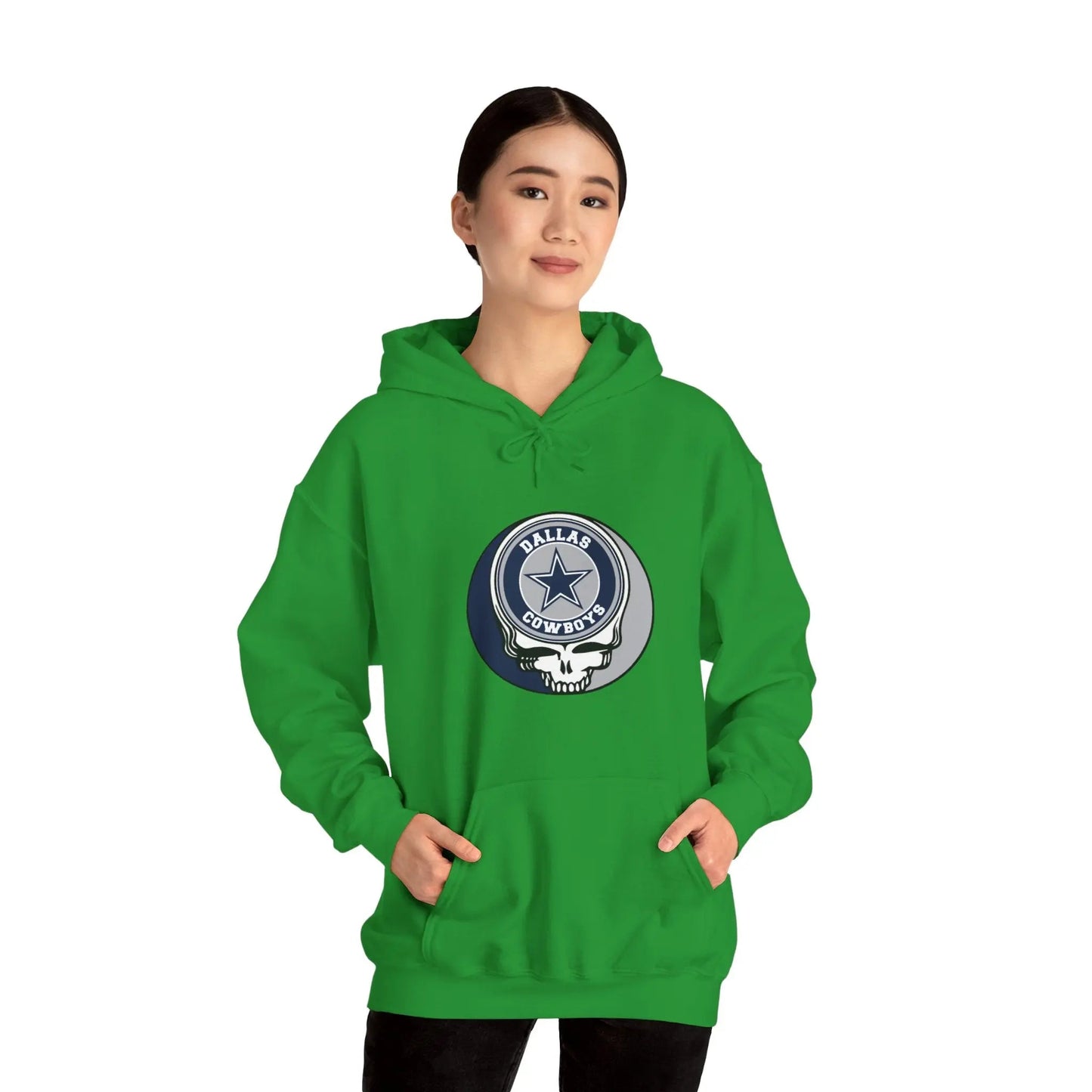 Dallas Cowboys Grateful Dead Hooded Sweatshirt NFL Fan Apparel The Gridiron Collection