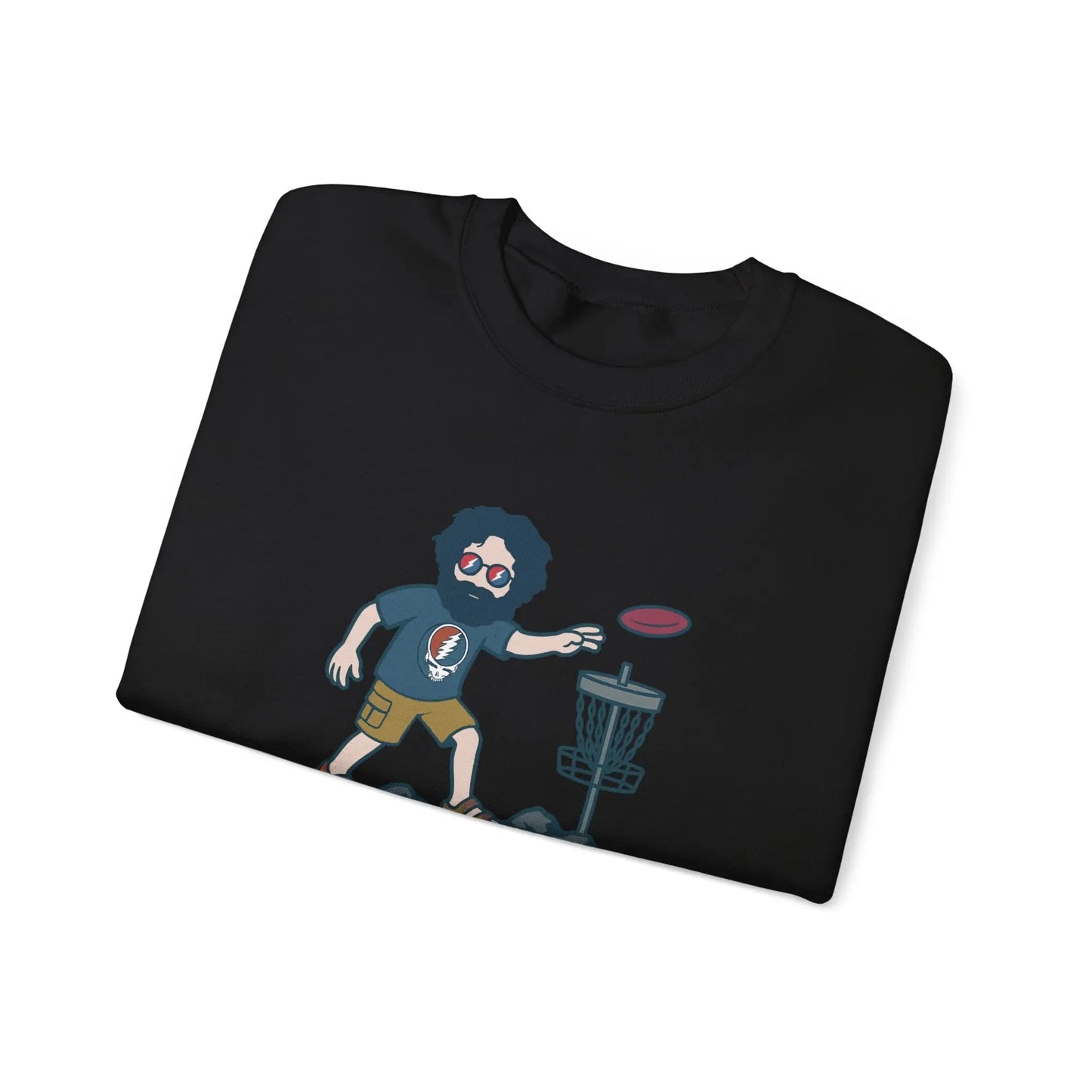 Disc Golfin' Jerry Life is dead Crewneck Sweatshirt