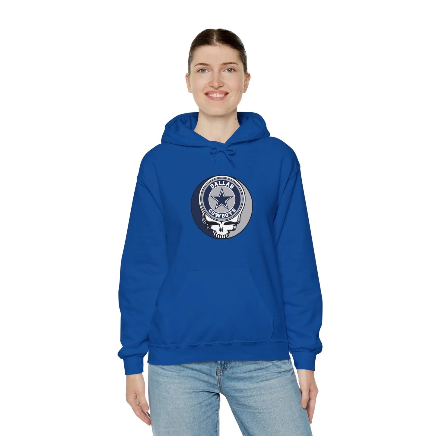 Dallas Cowboys Grateful Dead Hooded Sweatshirt NFL Fan Apparel The Gridiron Collection
