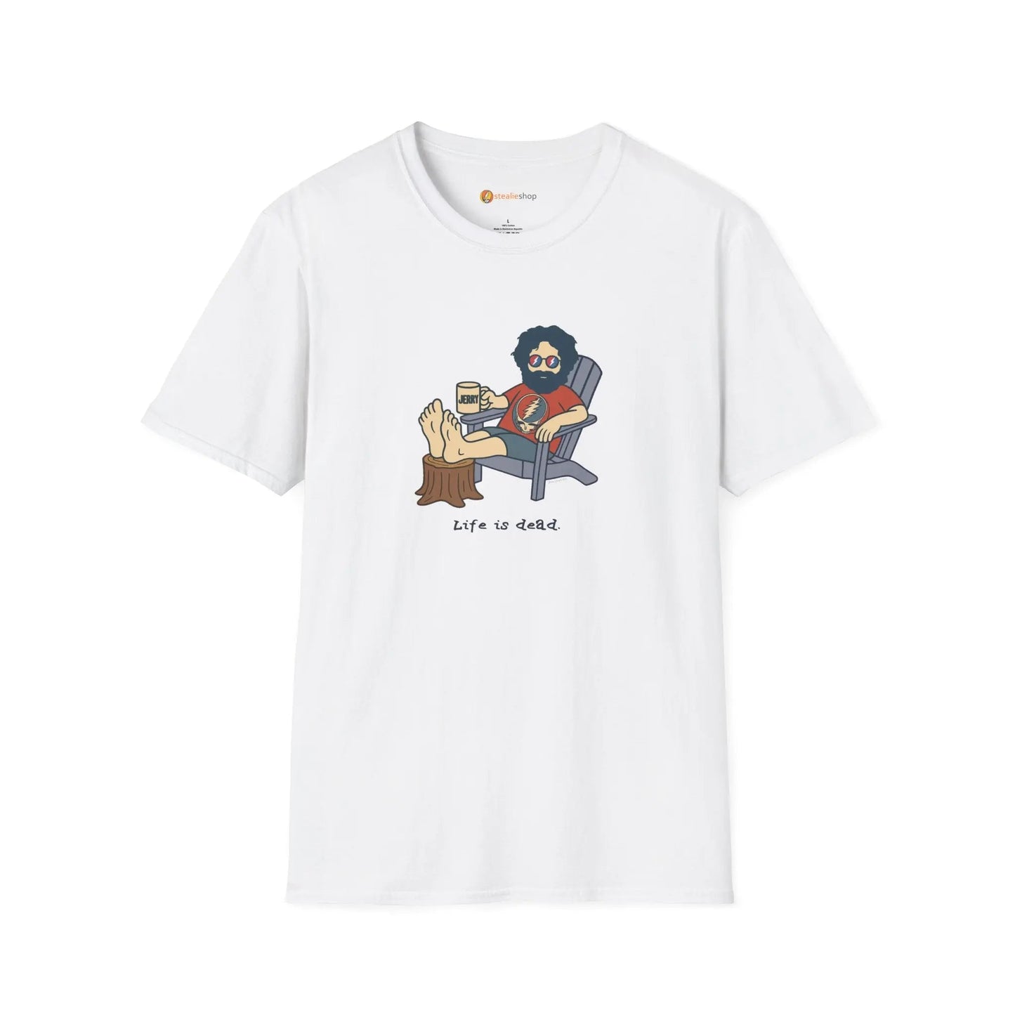 Life is Dead Adirondack Jerry T-Shirt Grateful Dead