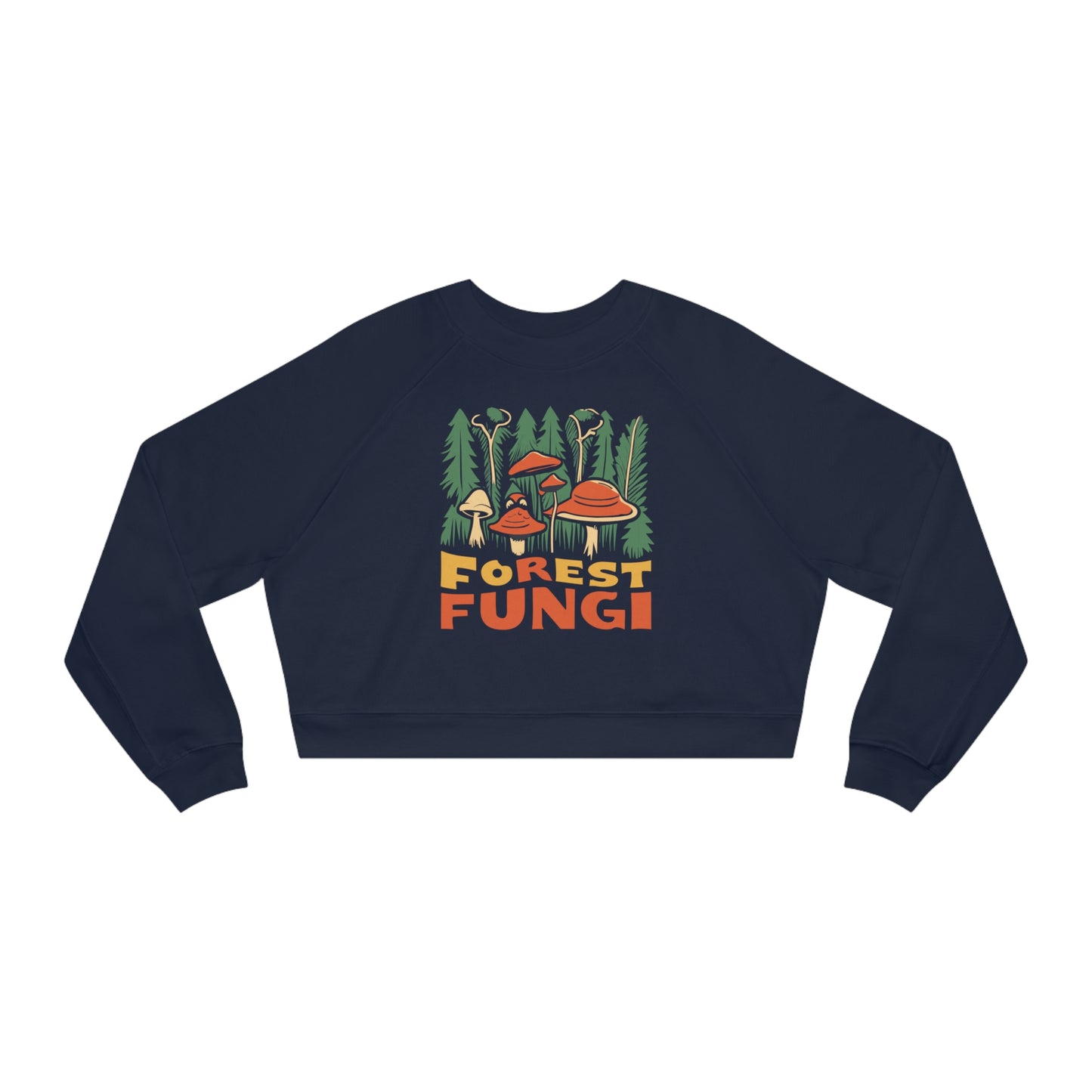 Frightening Forest Fungi Sweatshirt, Unique Mushroom Costume & Spooky Season Halloween Sweatshirt