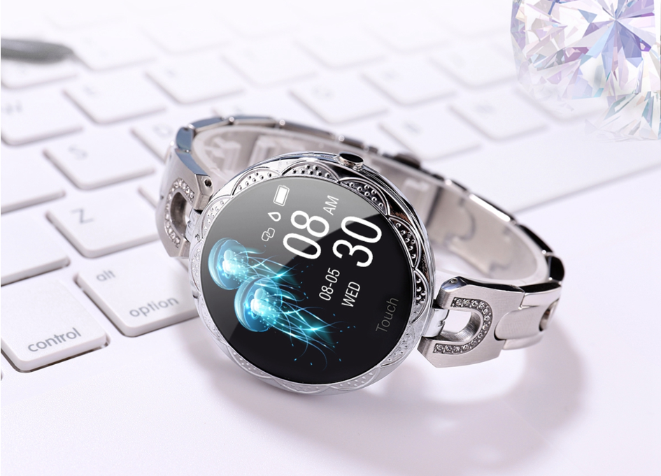 Fashion Women's Waterproof Smart Watch Heart Rate Monitor Sports Smartwatch