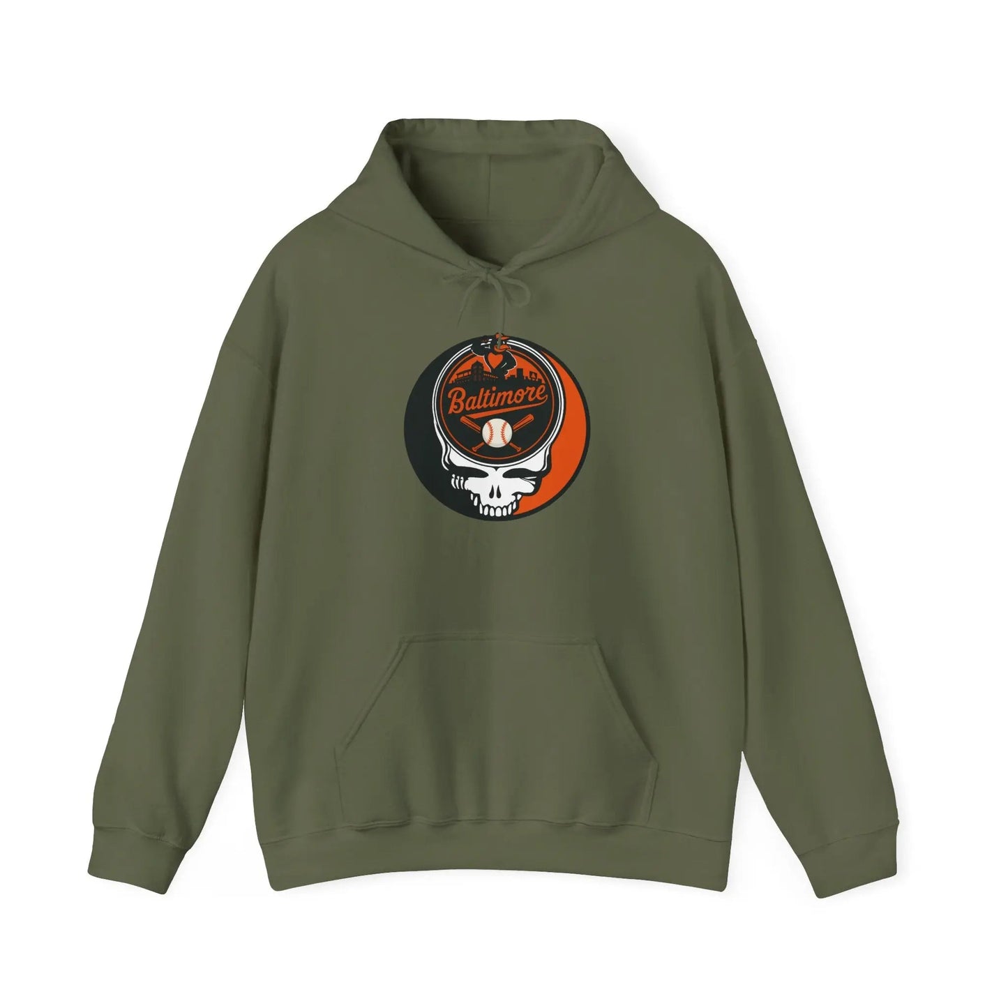 Baltimore Baseball Edition Heavy Blend Hoodie Unisex Grateful Dead