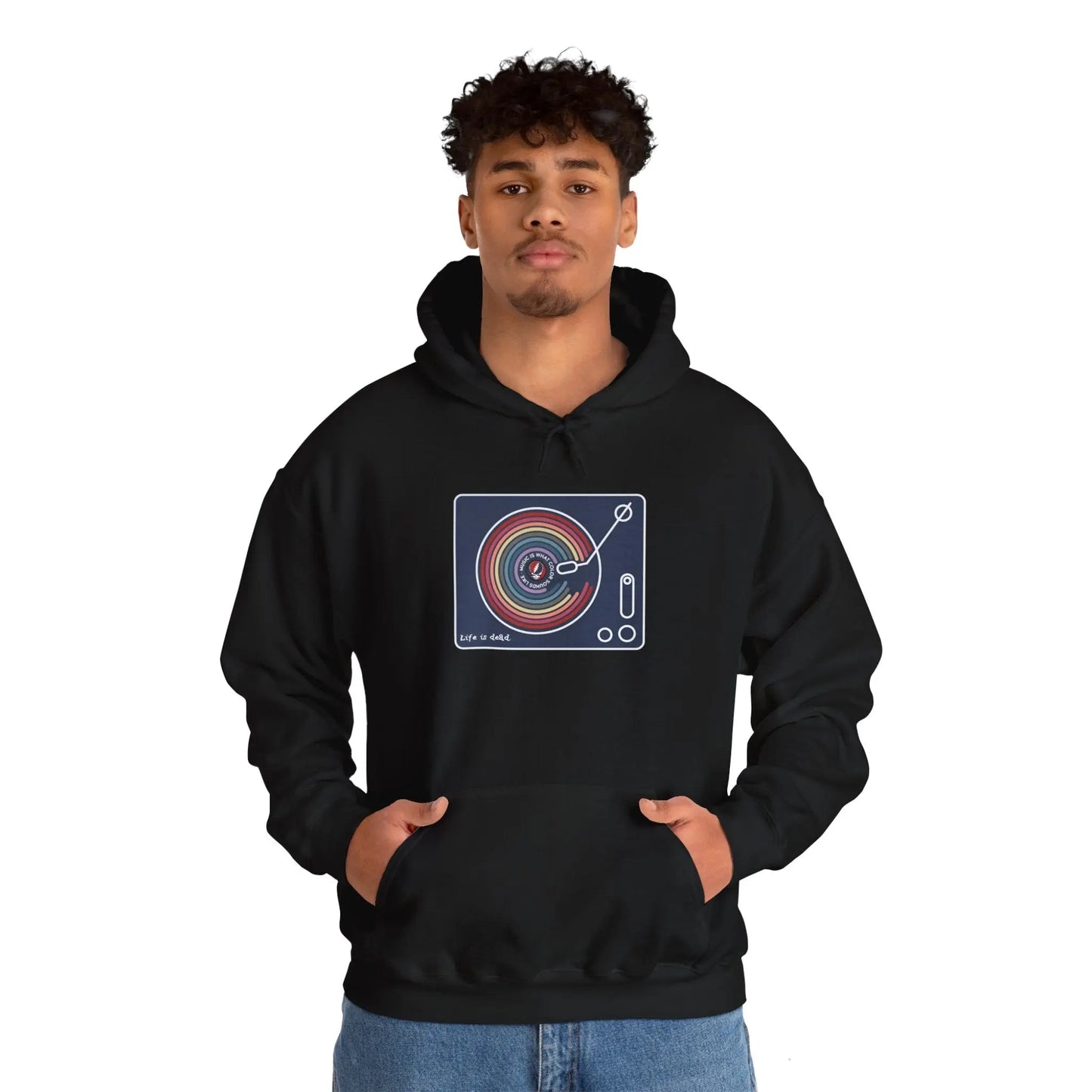 Life is dead Music Is What Colors Sound Like Unisex Hoodie Grateful Dead