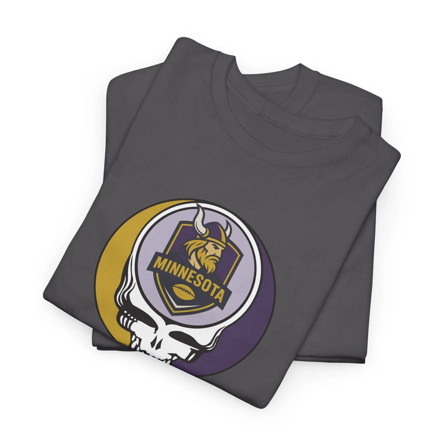 Minnesota Vikings Stealie Cotton Unisex Grateful Dead Tee The Gridiron Collection