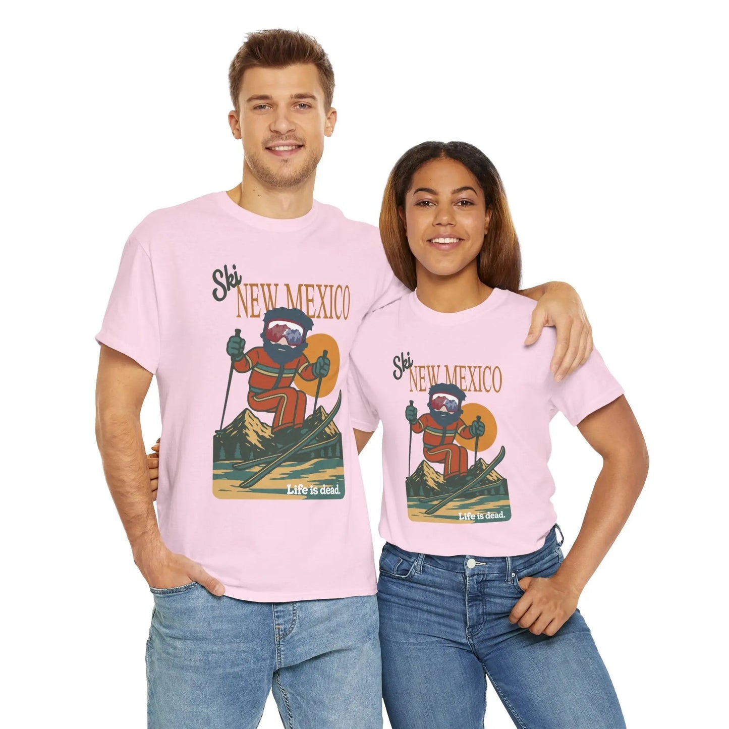 Ski New Mexico Retro Grateful Dead T-Shirt