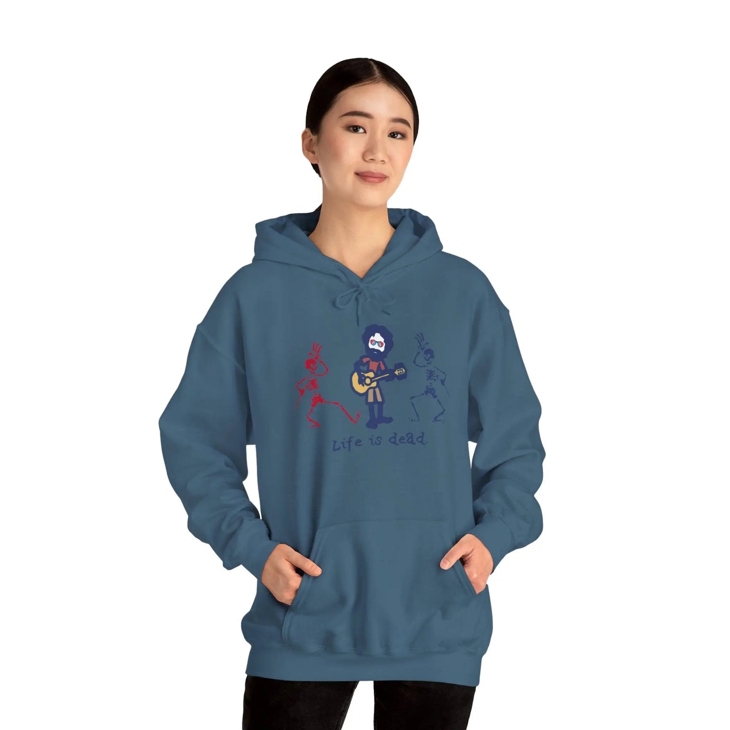 Grateful Dead Unisex Hoodie Life is dead Jerry and His Friends