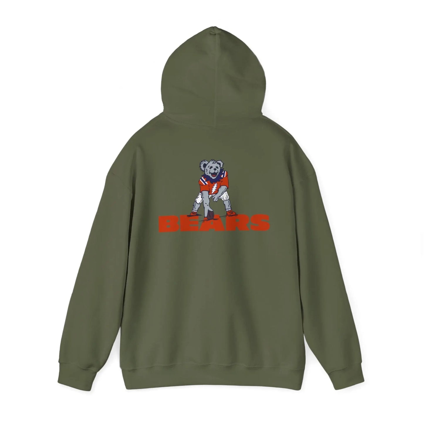 Chicago Bears Dancing Bear Unisex Hoodie Two-Sided The Gridiron Collection