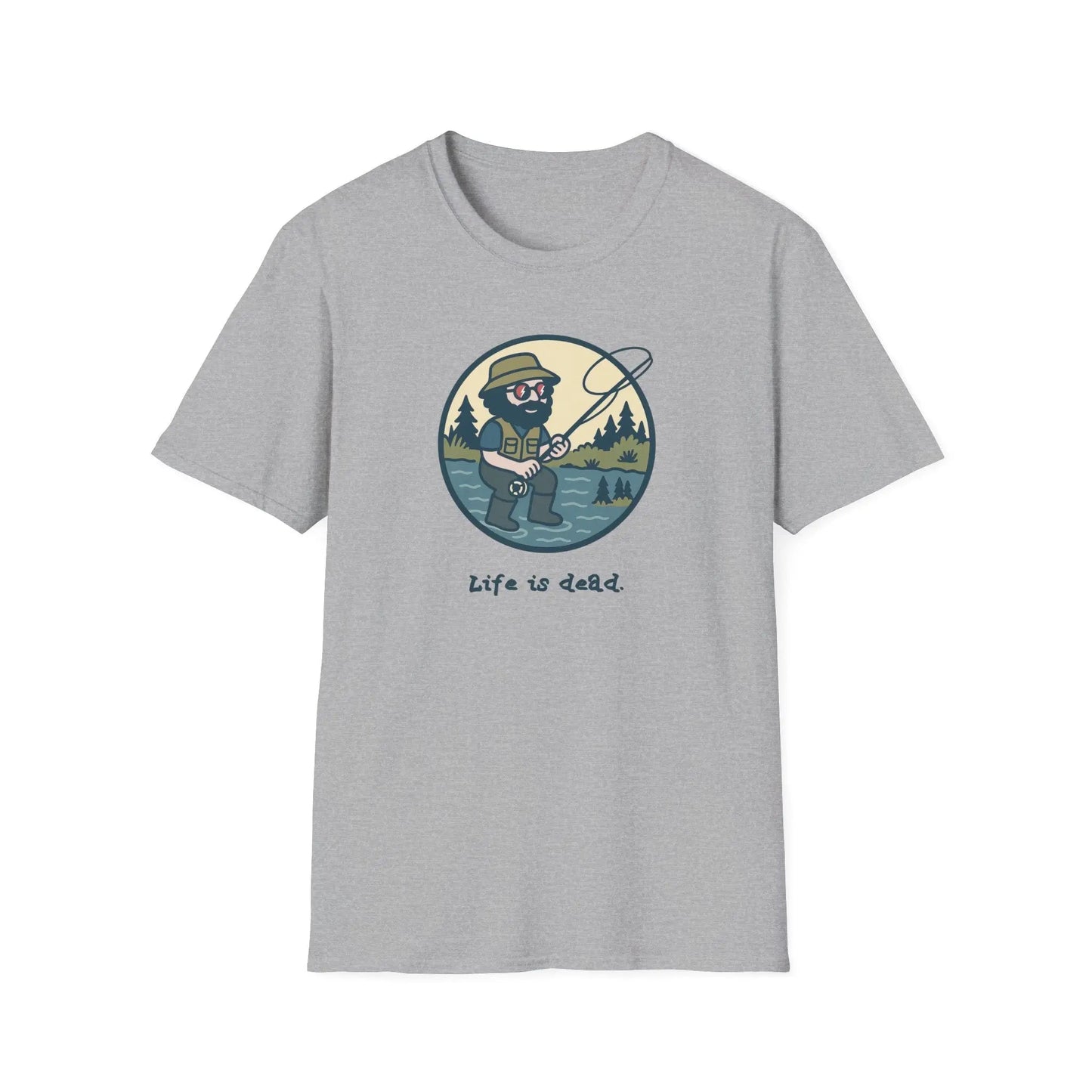 Grateful Dead Life is Dead T-Shirt Fly Fishin' Jerry