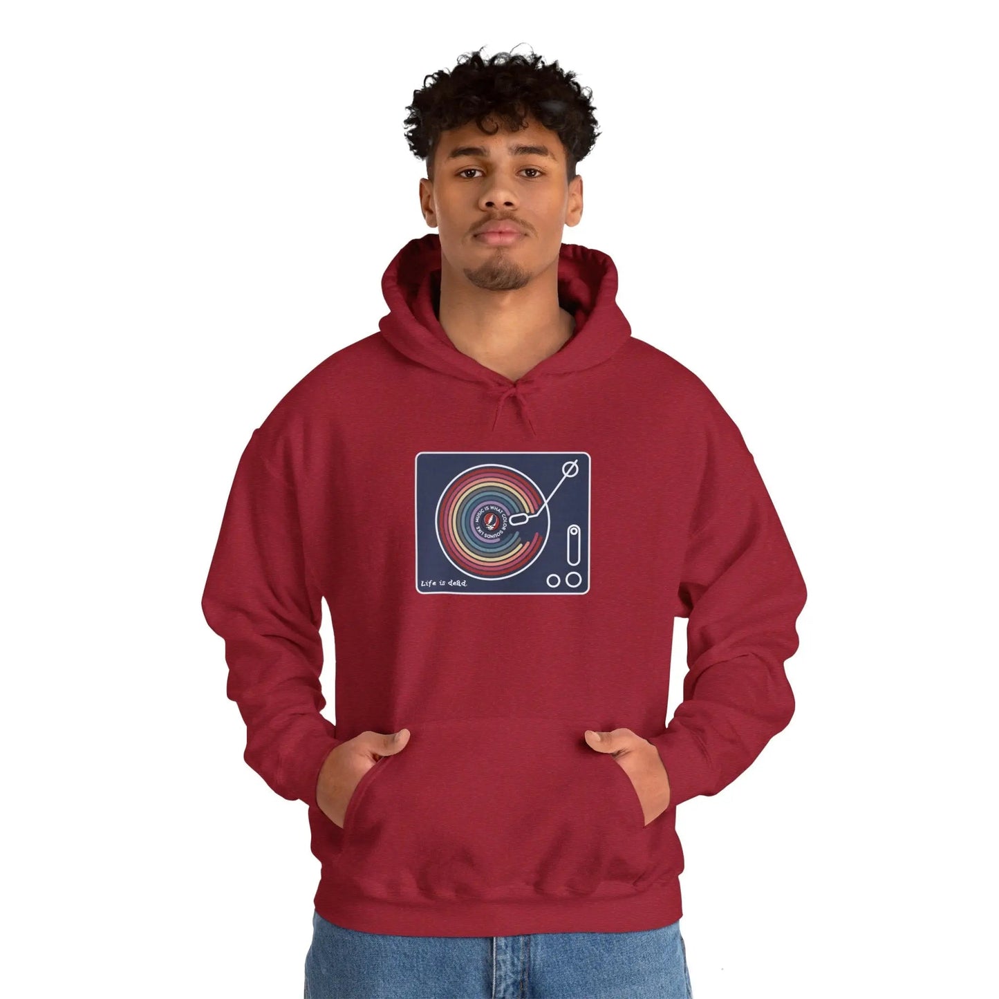 Life is dead Music Is What Colors Sound Like Unisex Hoodie Grateful Dead