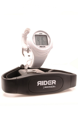 Fit White Digital Watch with Heart Rate Monitor
