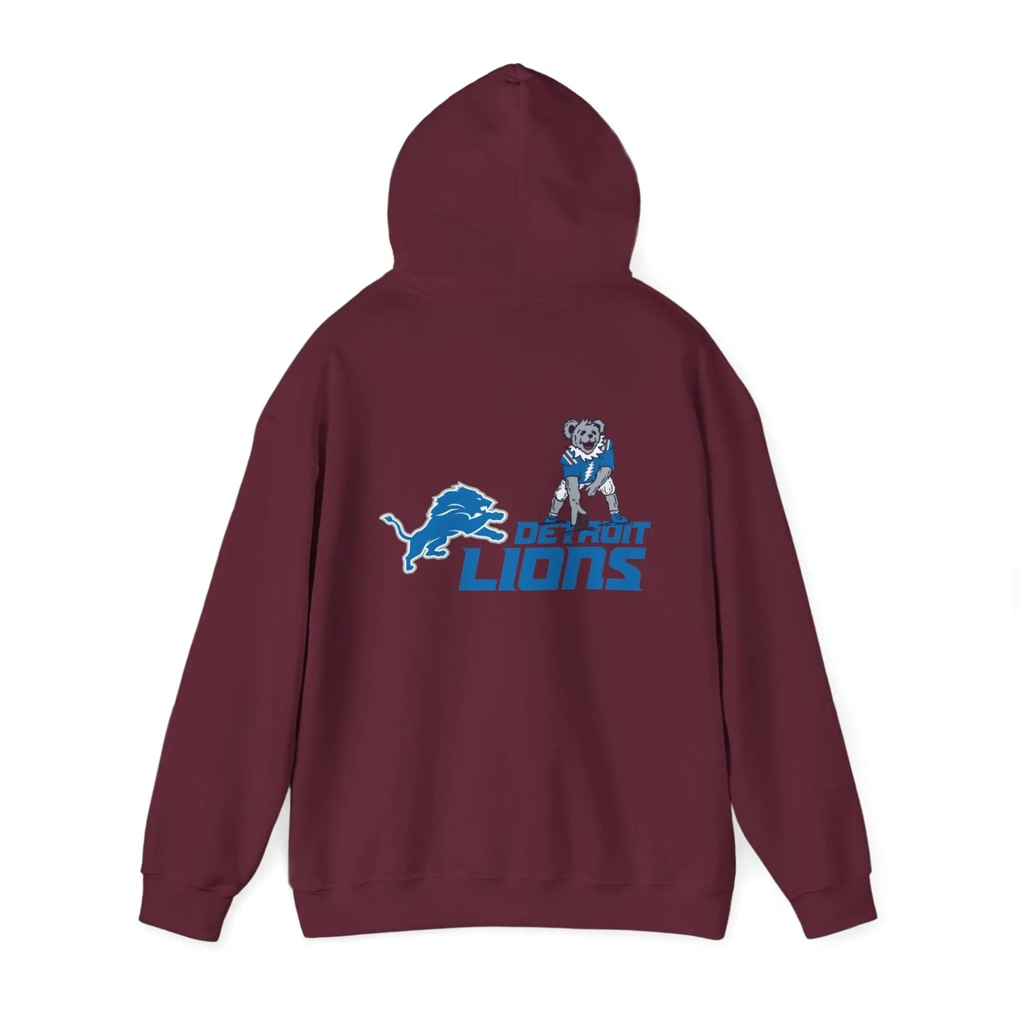 Detroit Lions Dancing Bear Two-Sided Unisex Hoodie The Gridiron Collection