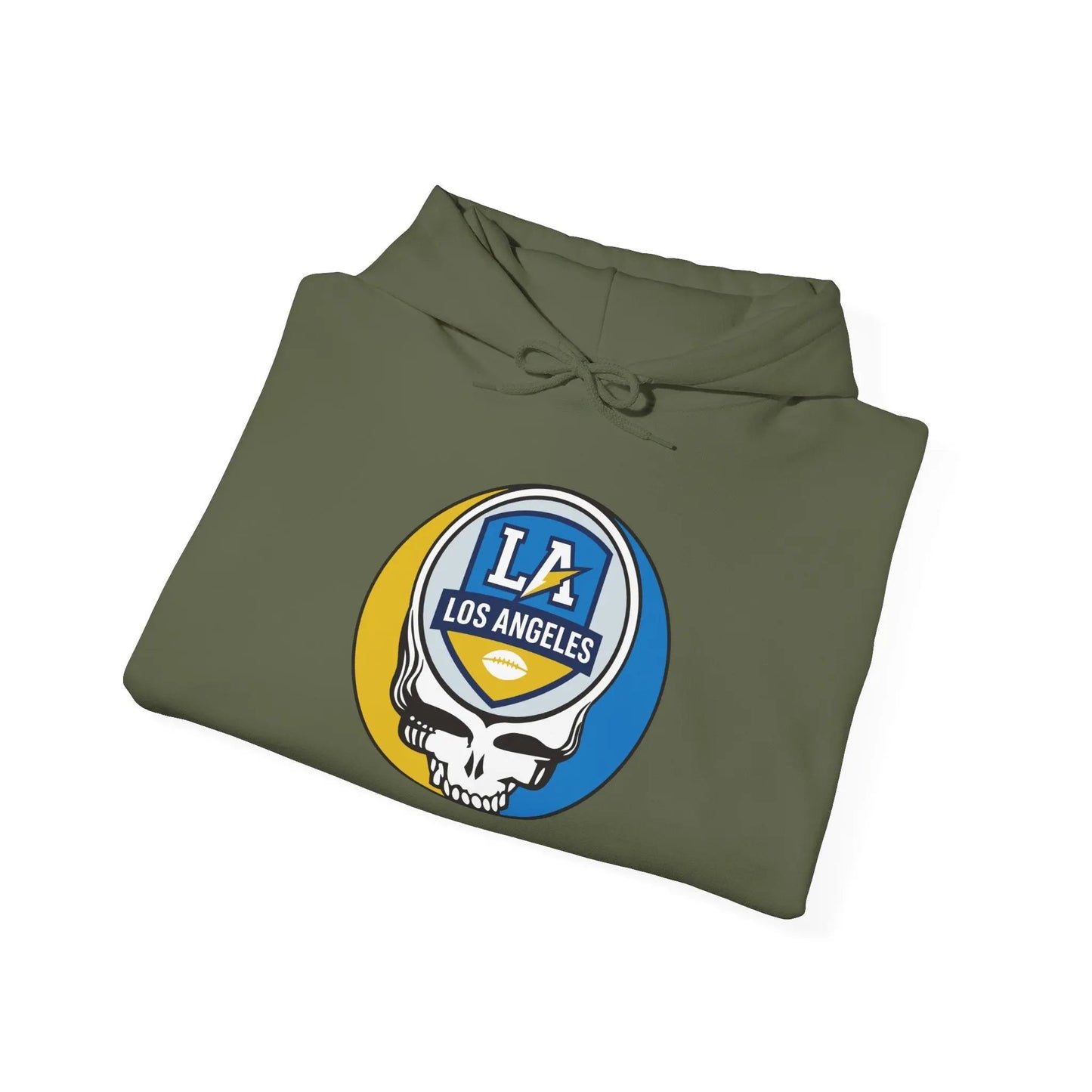 Los Angeles Chargers Stealie Grateful Dead Hooded Sweatshirt NFL The Gridiron Collection