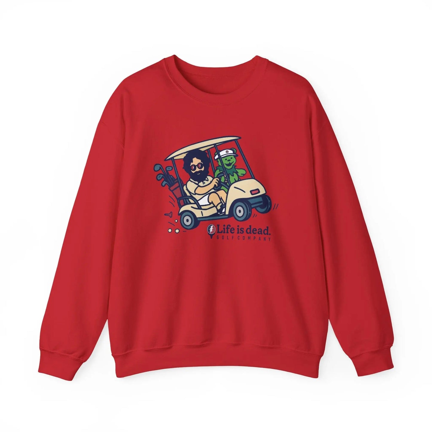Life is dead. Crewneck Sweatshirt Unisex Heavy Blend Crewneck Sweatshirt Gildan