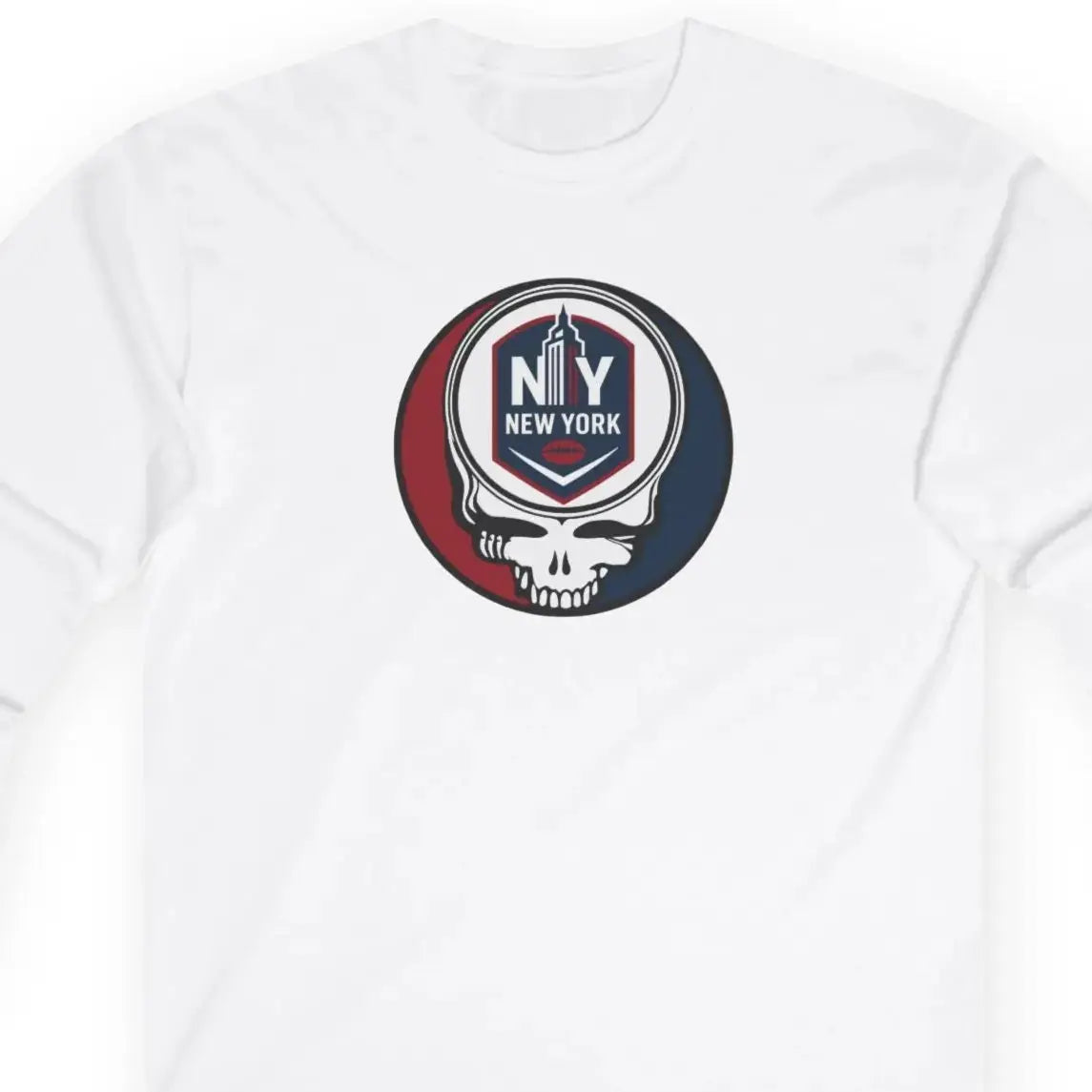 New York Giants Grateful Dead Long Sleeve Ultra-Cotton Tee NFL The Gridiron Collection