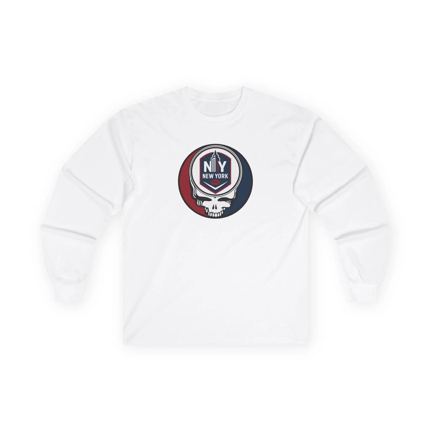 New York Giants Grateful Dead Long Sleeve Ultra-Cotton Tee NFL The Gridiron Collection