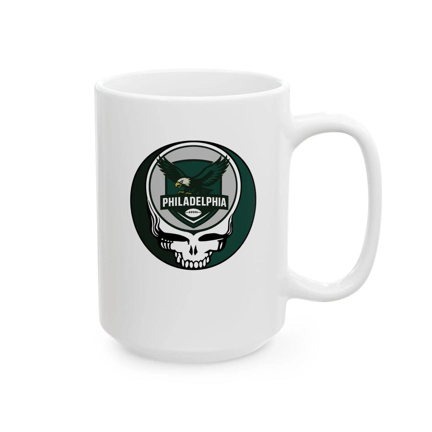 Philadelphia Eagles Stealie Ceramic Coffee Mug Durable White Ceramic