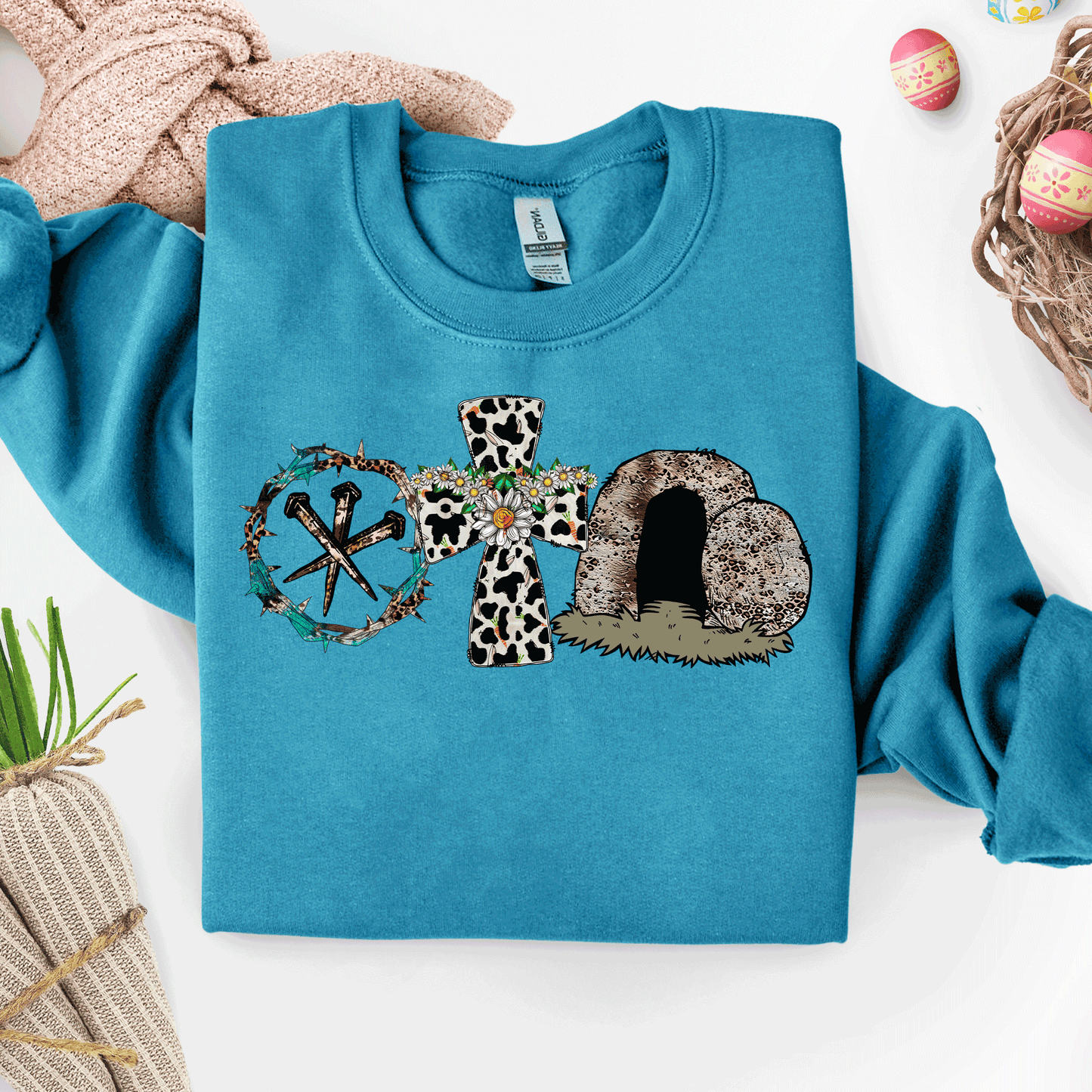 A Lot Can Happen in 3 Days Crown, Cross, Rock T-Shirt, Easter T Shirt, Jesus Shirt, Easter Christian Shirt, Easter Gift, Family Easter Shirt, Trendy Easter Tee