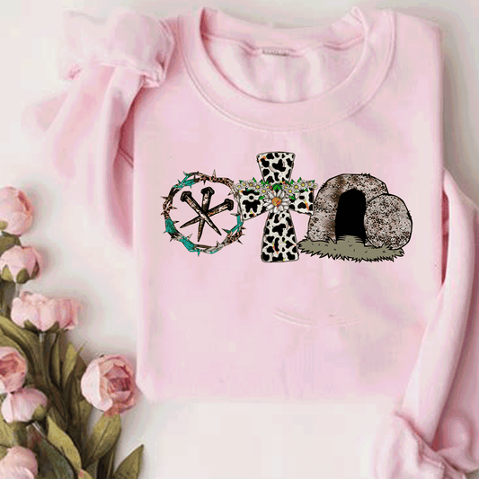 A Lot Can Happen in 3 Days Crown, Cross, Rock T-Shirt, Easter T Shirt, Jesus Shirt, Easter Christian Shirt, Easter Gift, Family Easter Shirt, Trendy Easter Tee