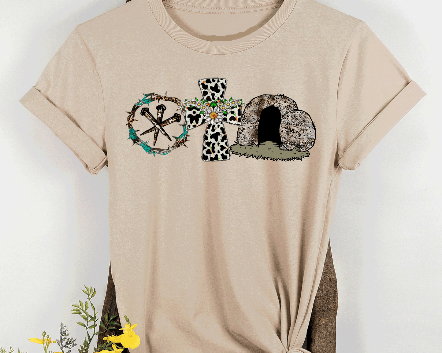 A Lot Can Happen in 3 Days Crown, Cross, Rock T-Shirt, Easter T Shirt, Jesus Shirt, Easter Christian Shirt, Easter Gift, Family Easter Shirt, Trendy Easter Tee