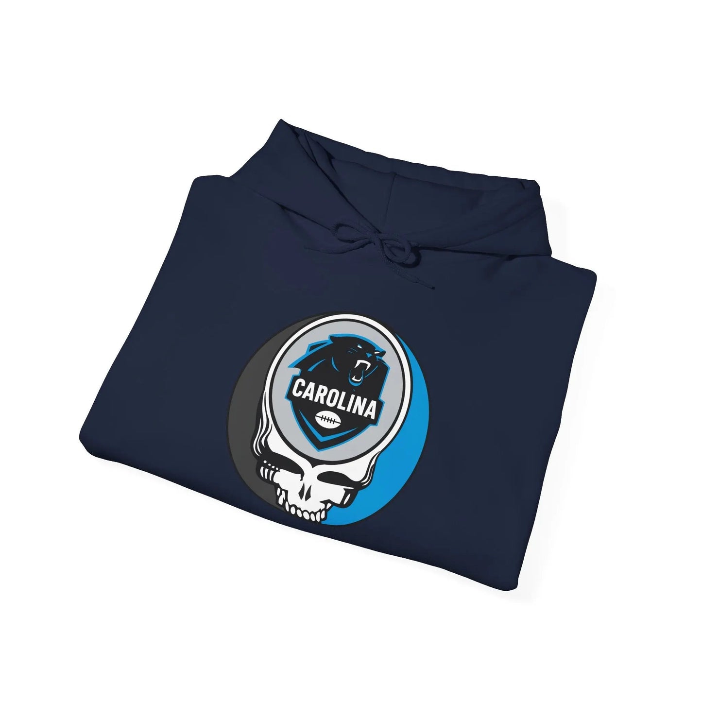 Grateful Dead Stealie Carolina Panthers Stealie Unisex Hoodie NFL