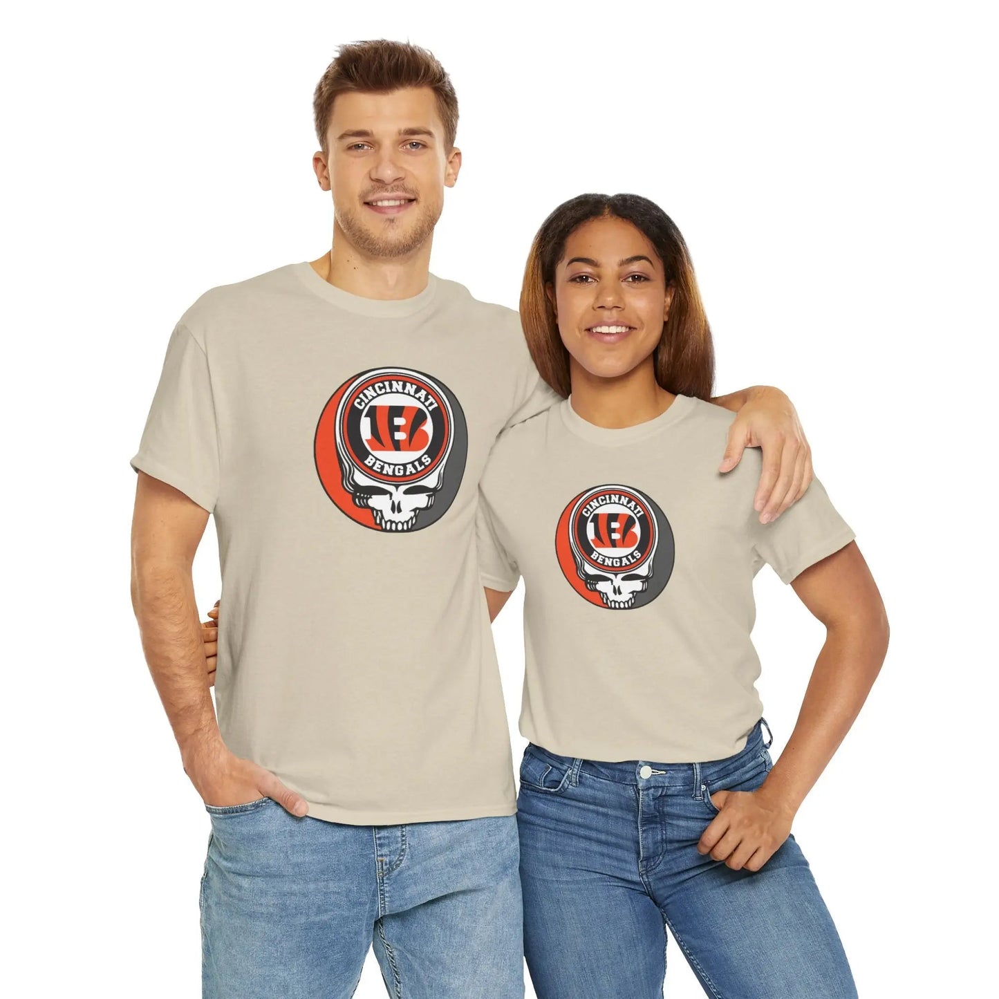 Cincinnati Bengals Steal Your Face T-Shirt NFL Grateful Dead