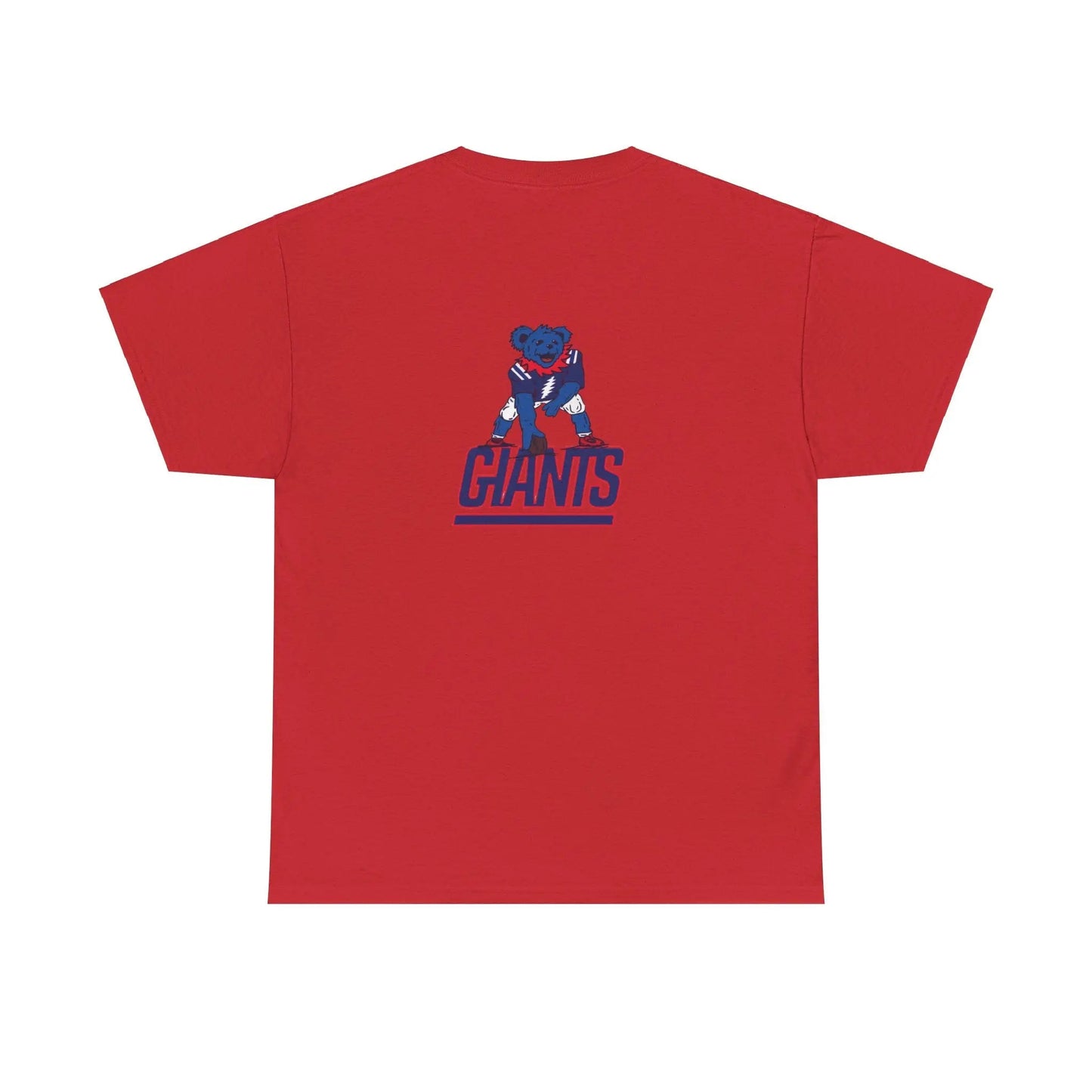New York Giants Grateful Dead Dancing Bear Two-Sided T-Shirt The Gridiron Collection
