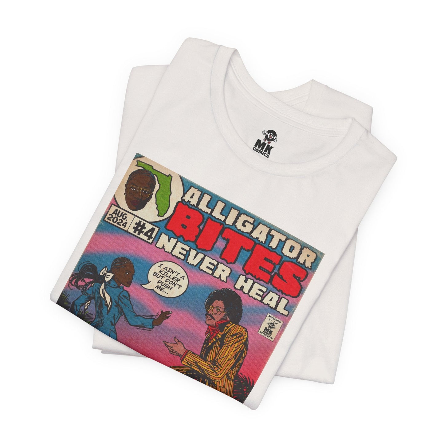 Denial is a River - Alligator Bites Unisex Jersey Short Sleeve Tee