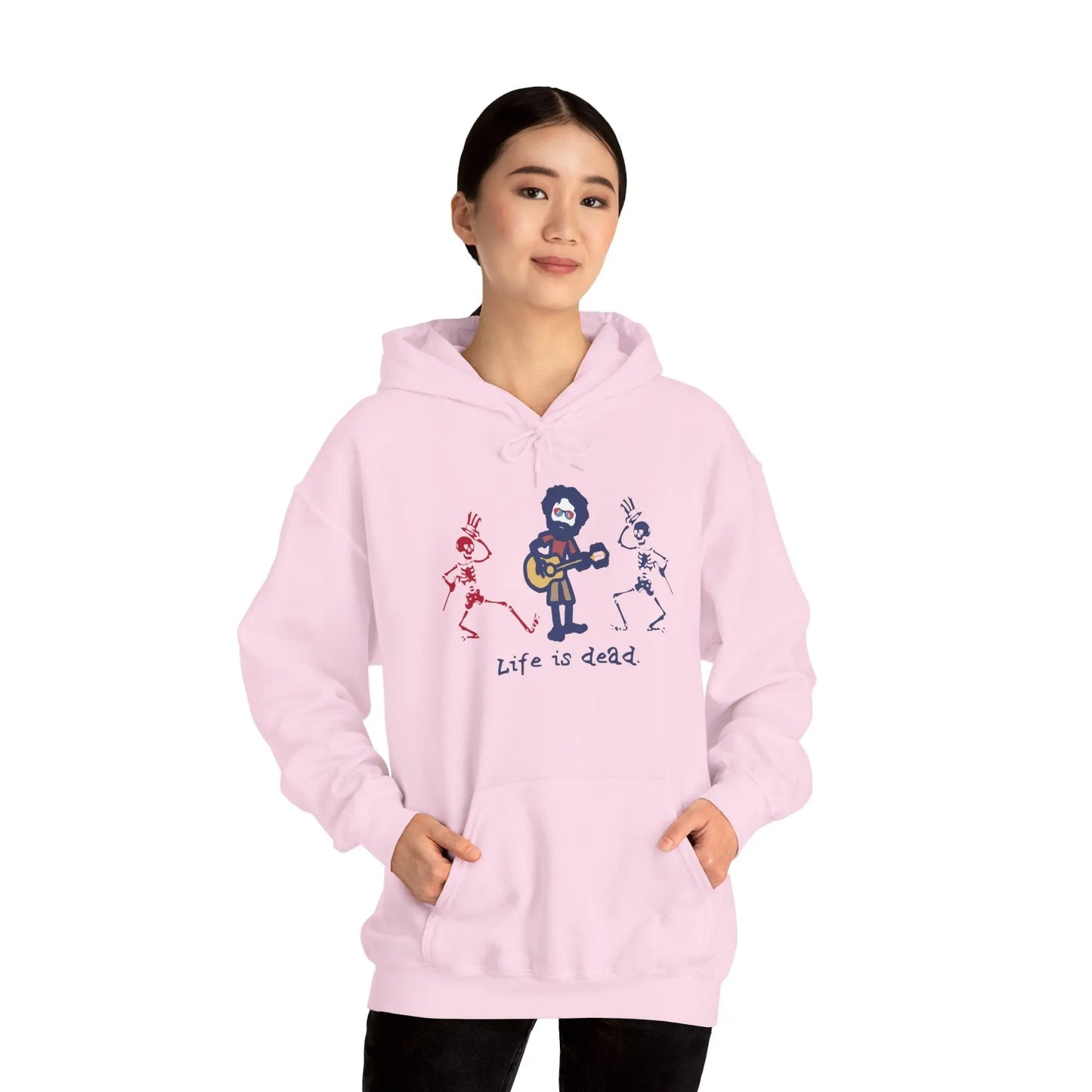Grateful Dead Unisex Hoodie Life is dead Jerry and His Friends