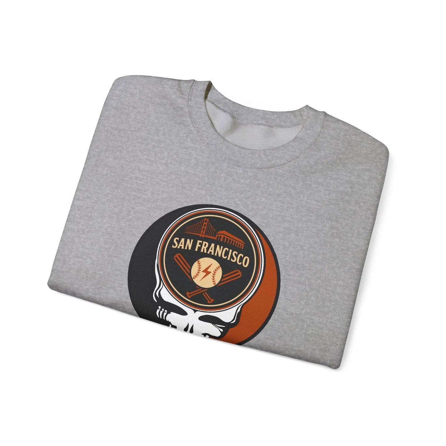 San Francisco Baseball Edition Grateful Dead Stealie Crewneck Sweatshirt MLB
