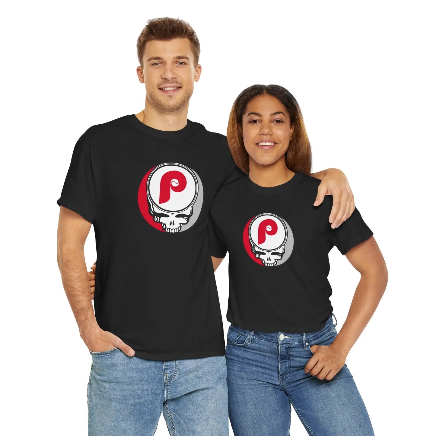 Philadelphia Phillies Grateful Dead Steal Your Face T-Shirt MLB