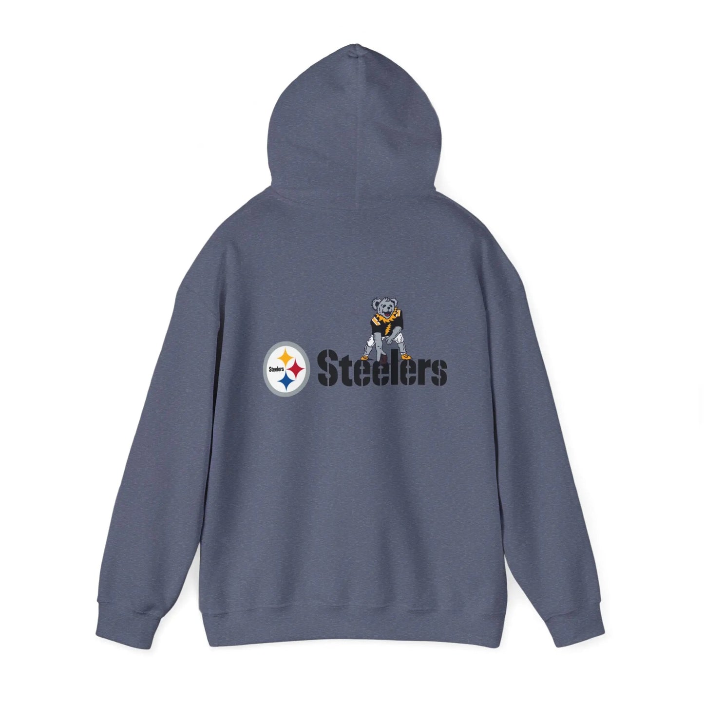 Pittsburgh Steelers Dancing Bear Two-Sided Unisex Hoodie The Gridiron Collection