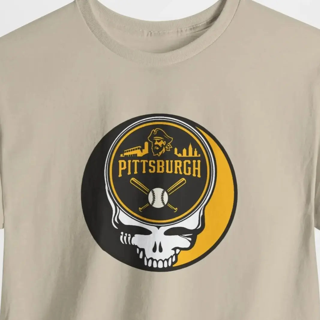 Grateful Dead Steal Your Face T-Shirt Pittsburgh Edition The Ballpark Collection