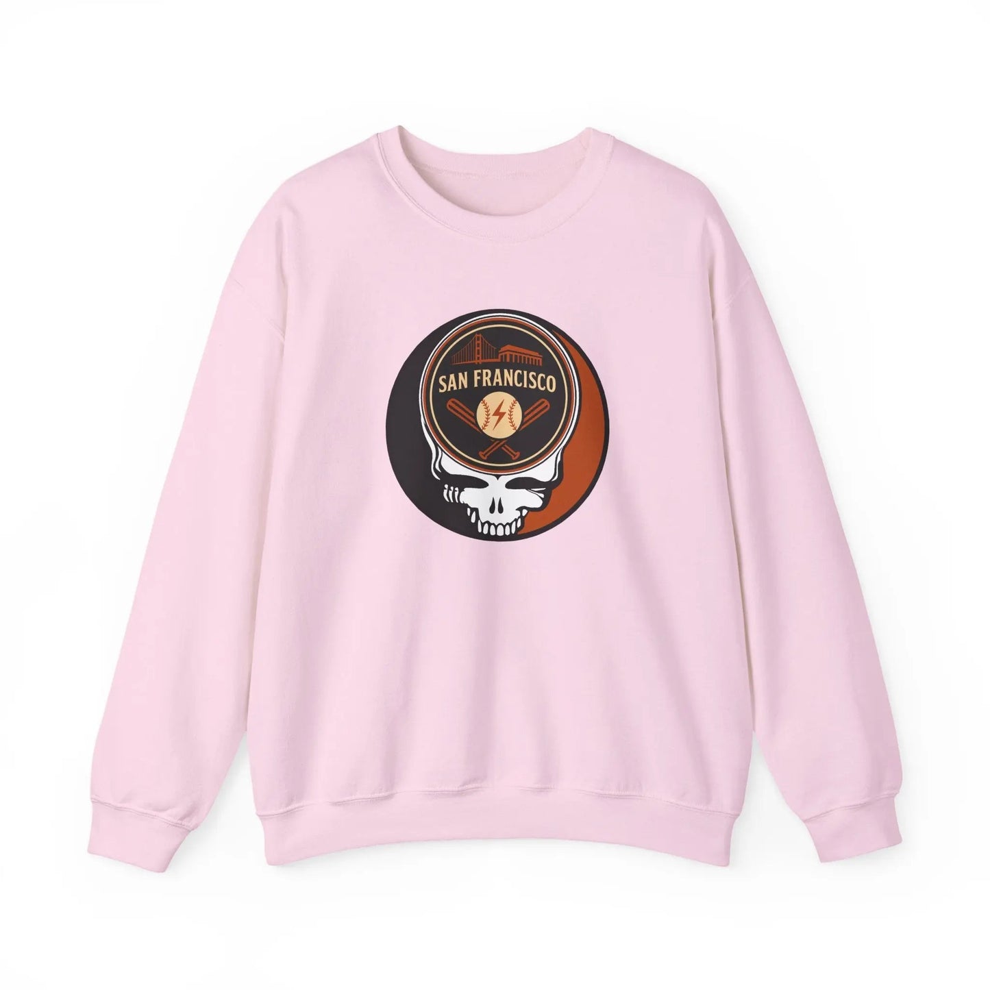 San Francisco Baseball Edition Grateful Dead Stealie Crewneck Sweatshirt MLB