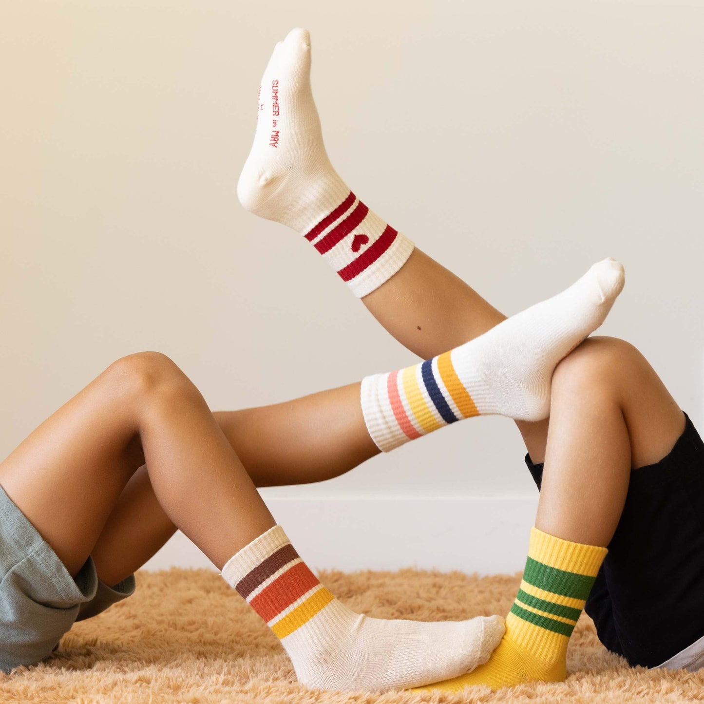 Retro Tube Socks Vintage Style Socks - 1980