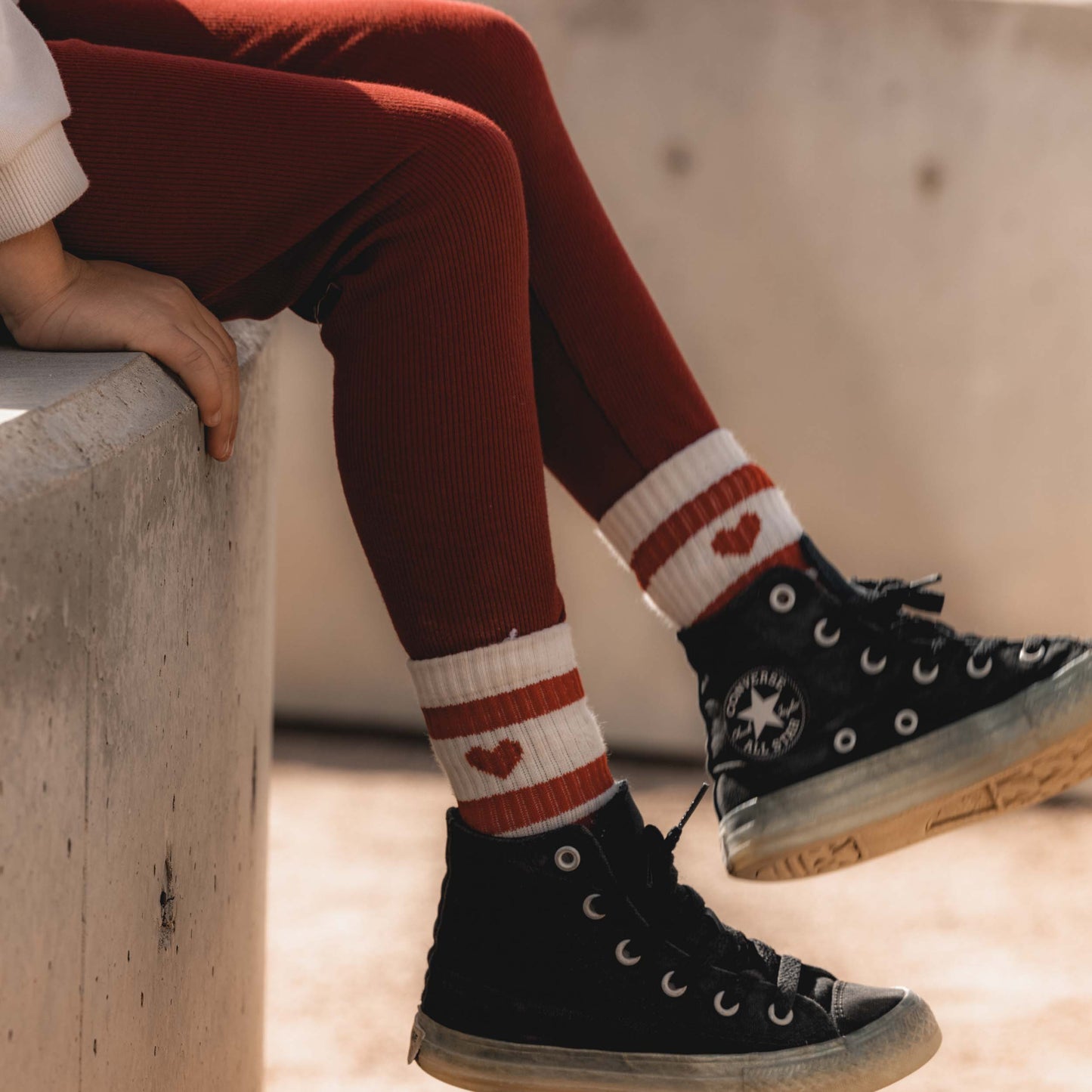 Maroon Fitted Comfortable Leggings
