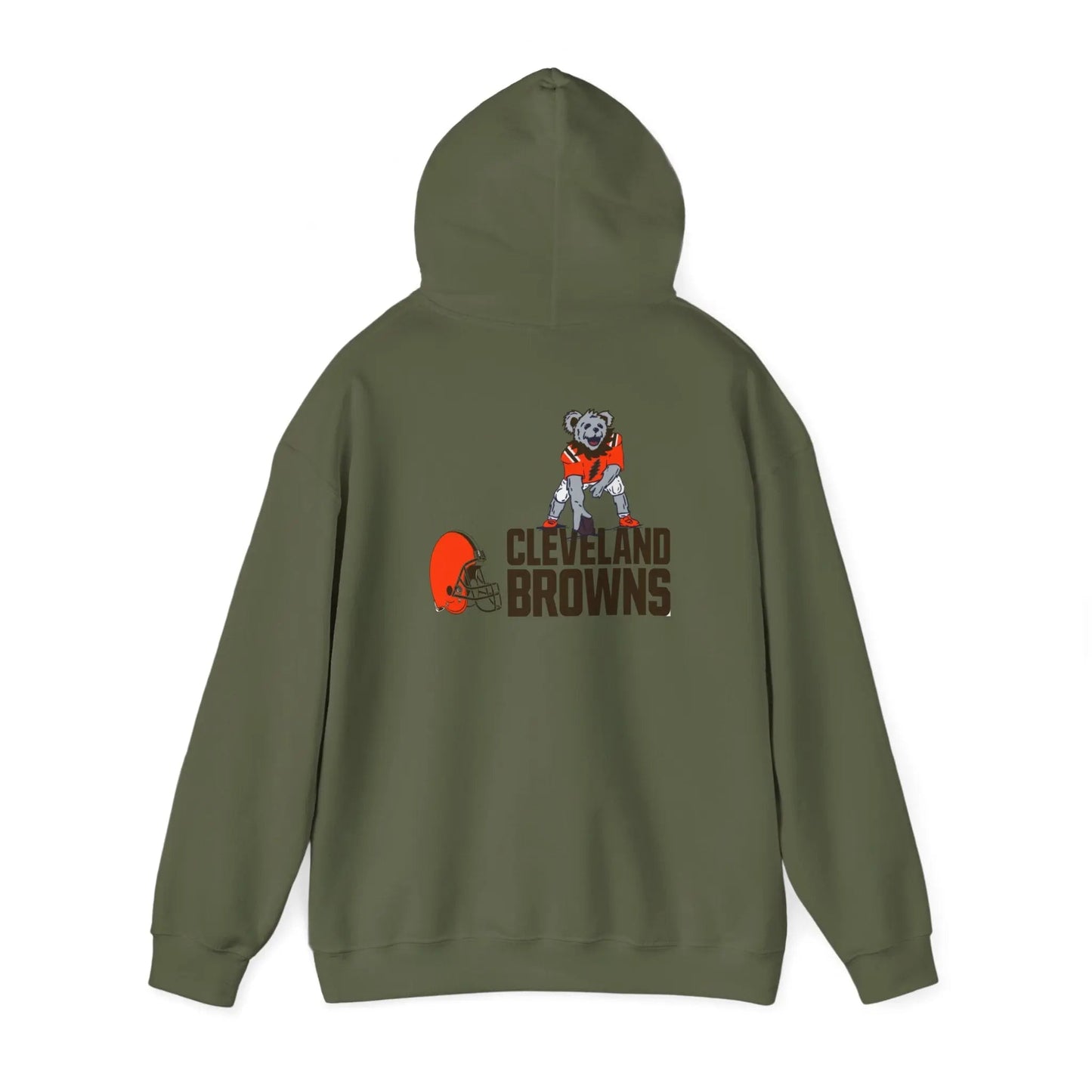Cleveland Browns Dancing Bear Unisex Hoodie Two-Sided The Gridiron Collection