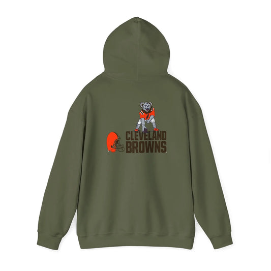 Cleveland Browns Dancing Bear Unisex Hoodie Two-Sided The Gridiron Collection