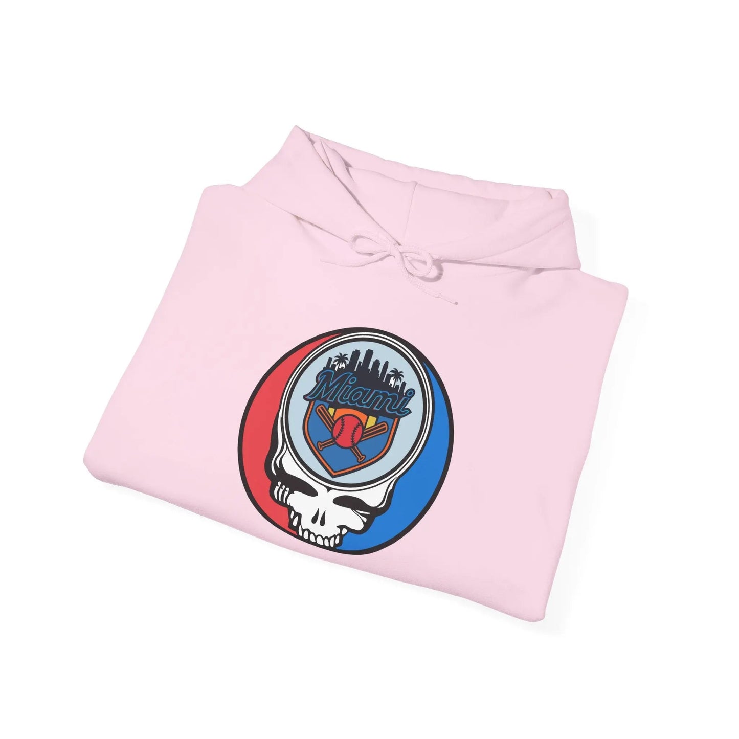 Miami Marlins Grateful Dead Unisex Heavy Blend Hoodie The Ballpark Collection