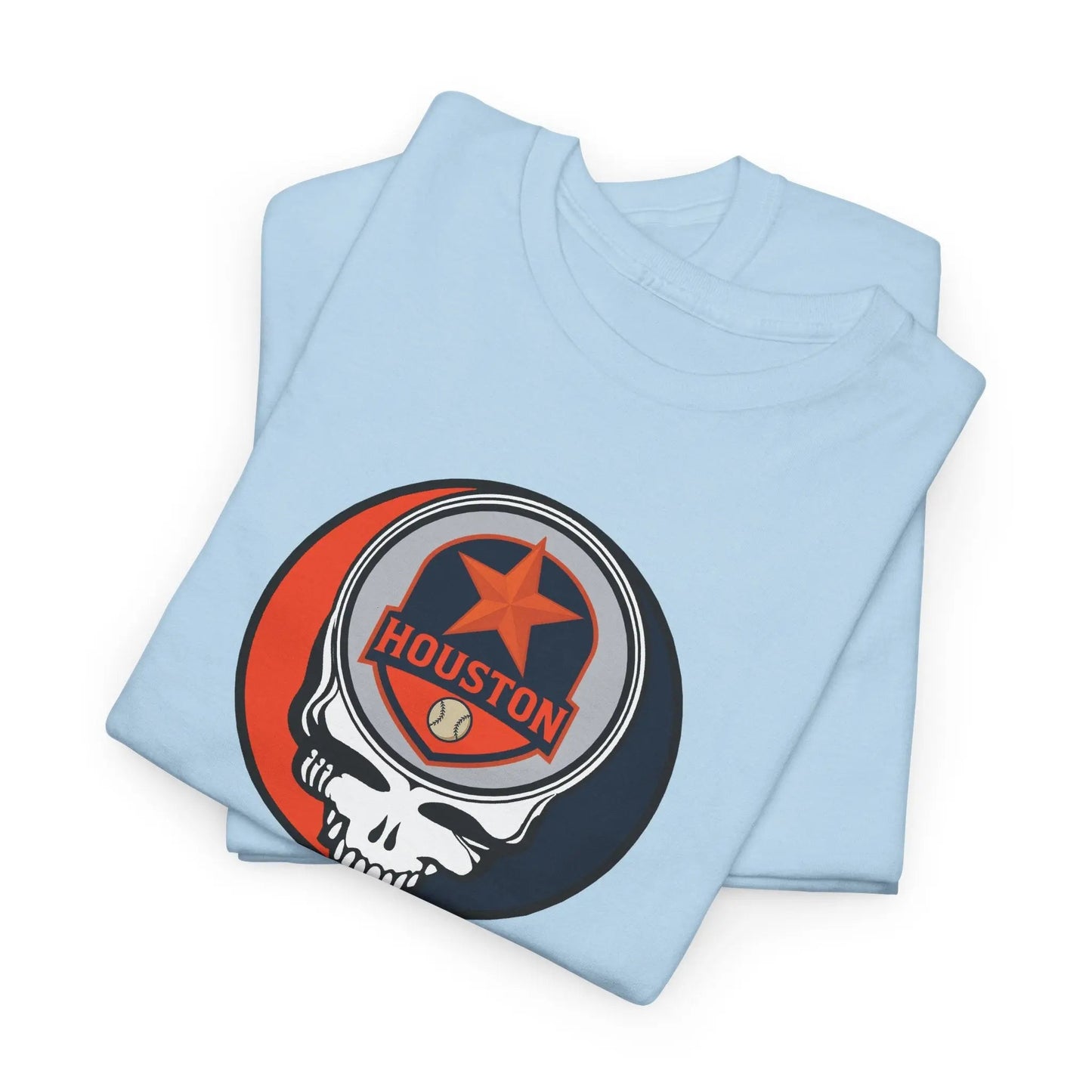 Houston Astros Grateful Dead Steal Your Face Baseball Edition T-Shirt